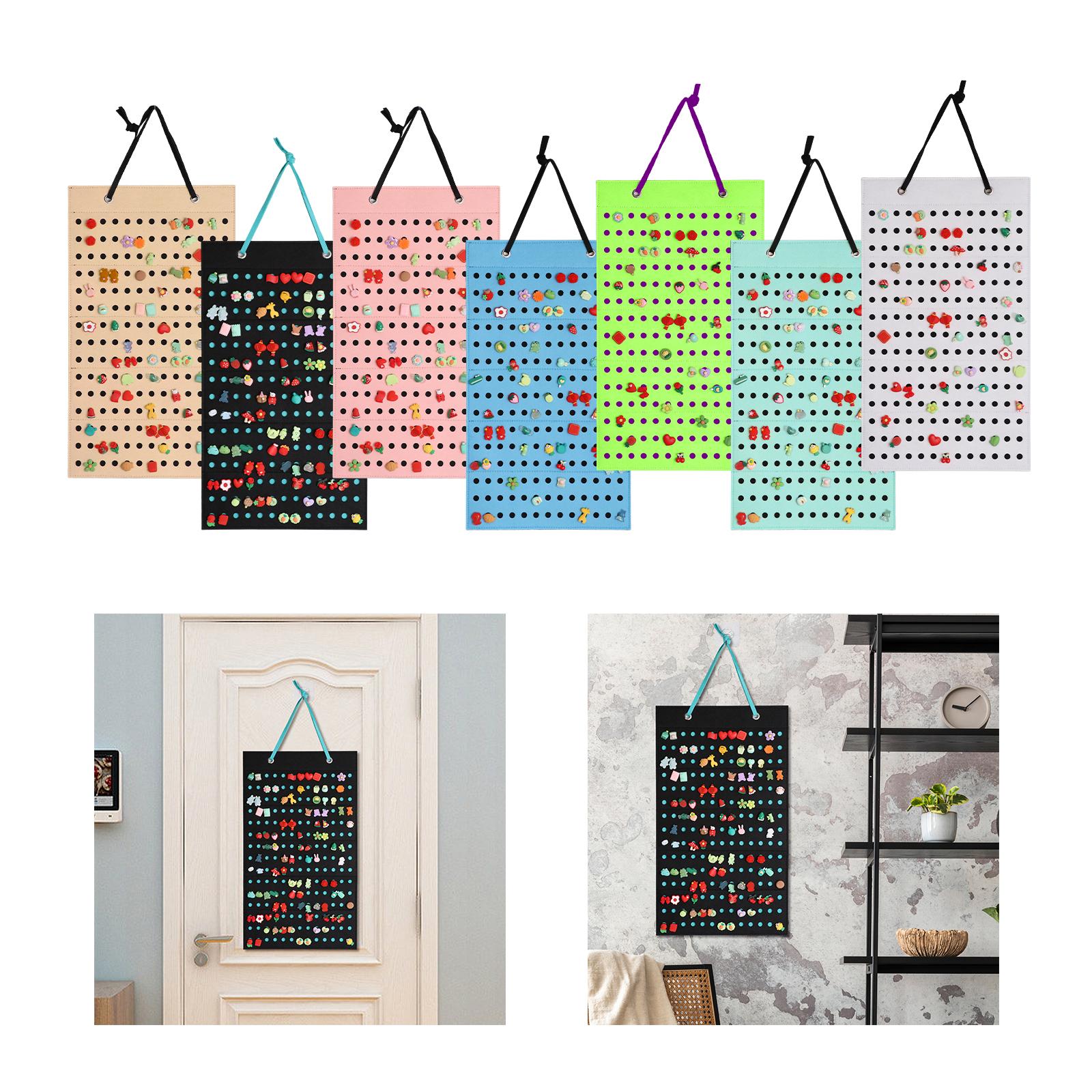 Shoe Charms Organizer Hanger Storage Bag with 180 Holes Accessories Portable