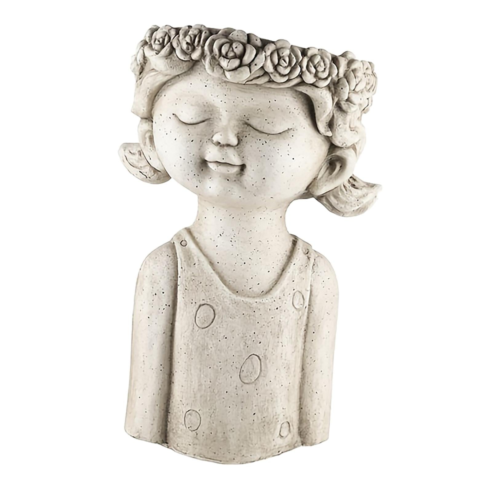 Fairy Flower Pot Statue Decor Girl Figurine for Bar Entry Home Decor Accents