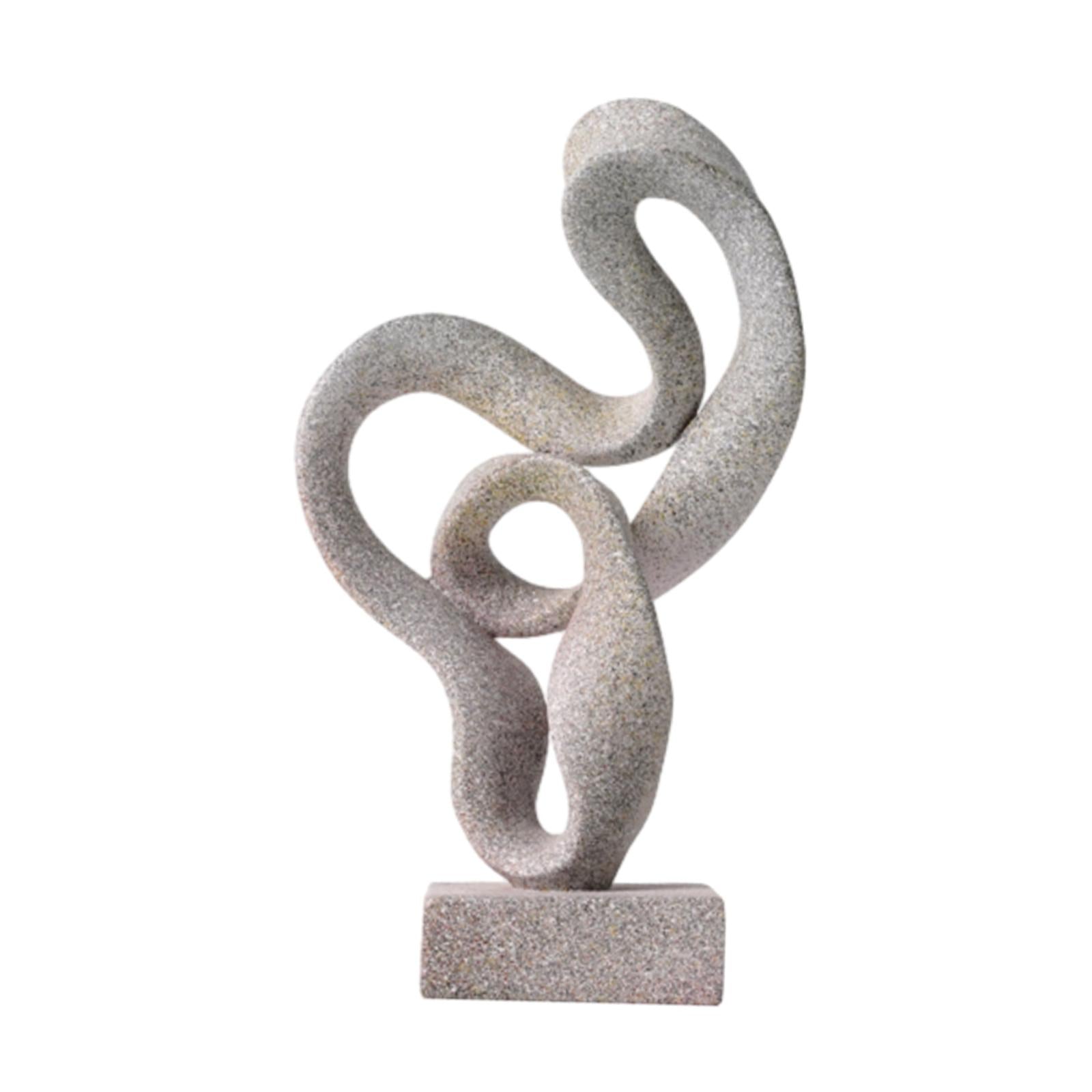 Abstract Statue Abstract Figurine Art Sculpture for Desktop Bookshelf Office StyleC9.5x5.5x16.5cm
