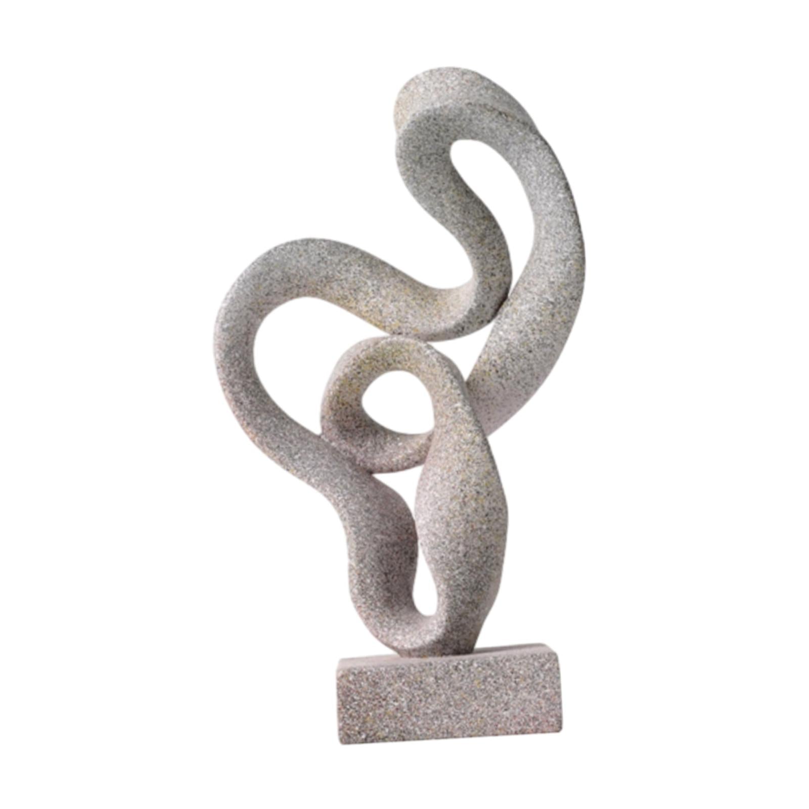 Abstract Statue Abstract Figurine Art Sculpture for Desktop Bookshelf Office StyleC9.5x5.5x16.5cm