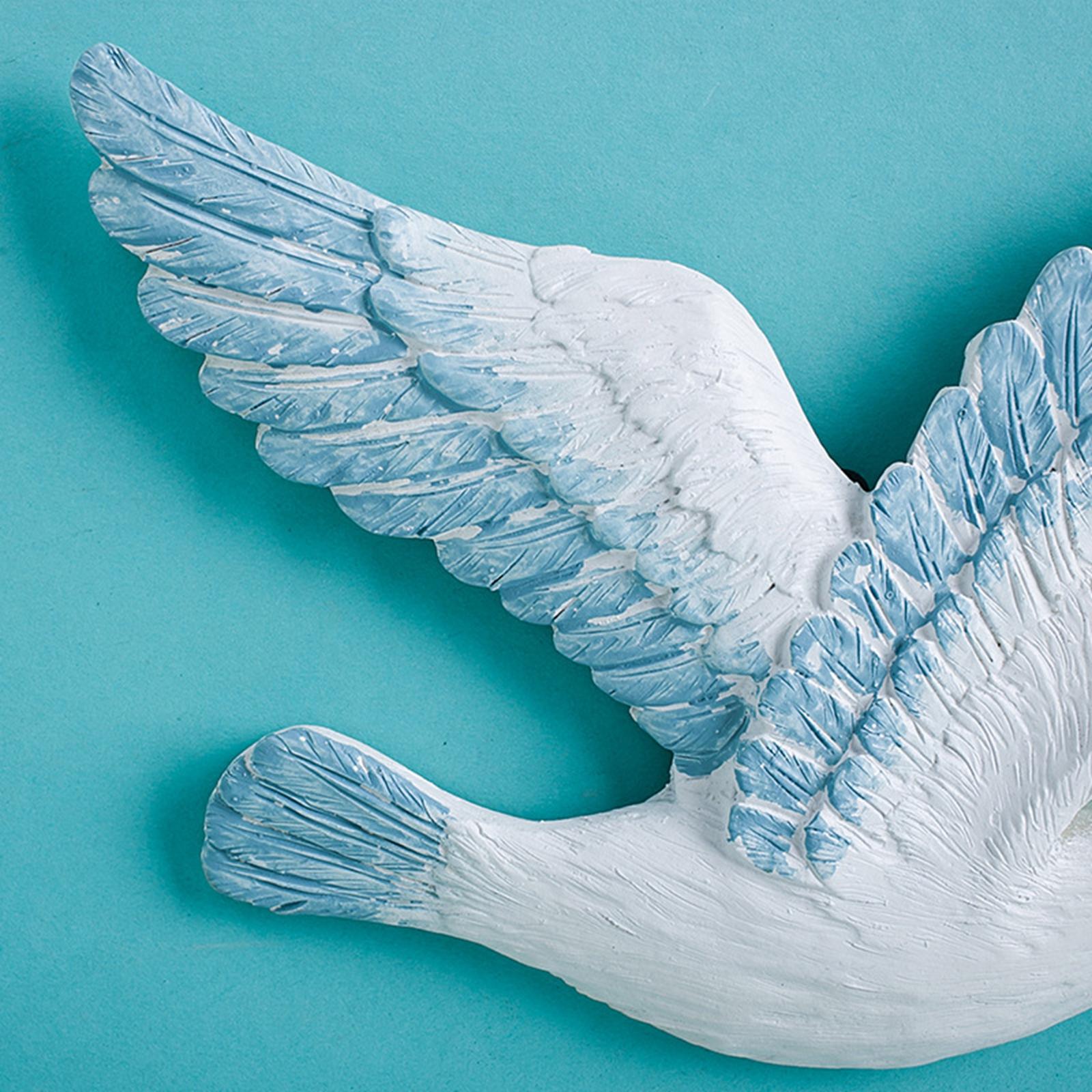 3 Pieces Seagull Wall Decor Hand Crafted 3D for Beach Livingroom Living Room