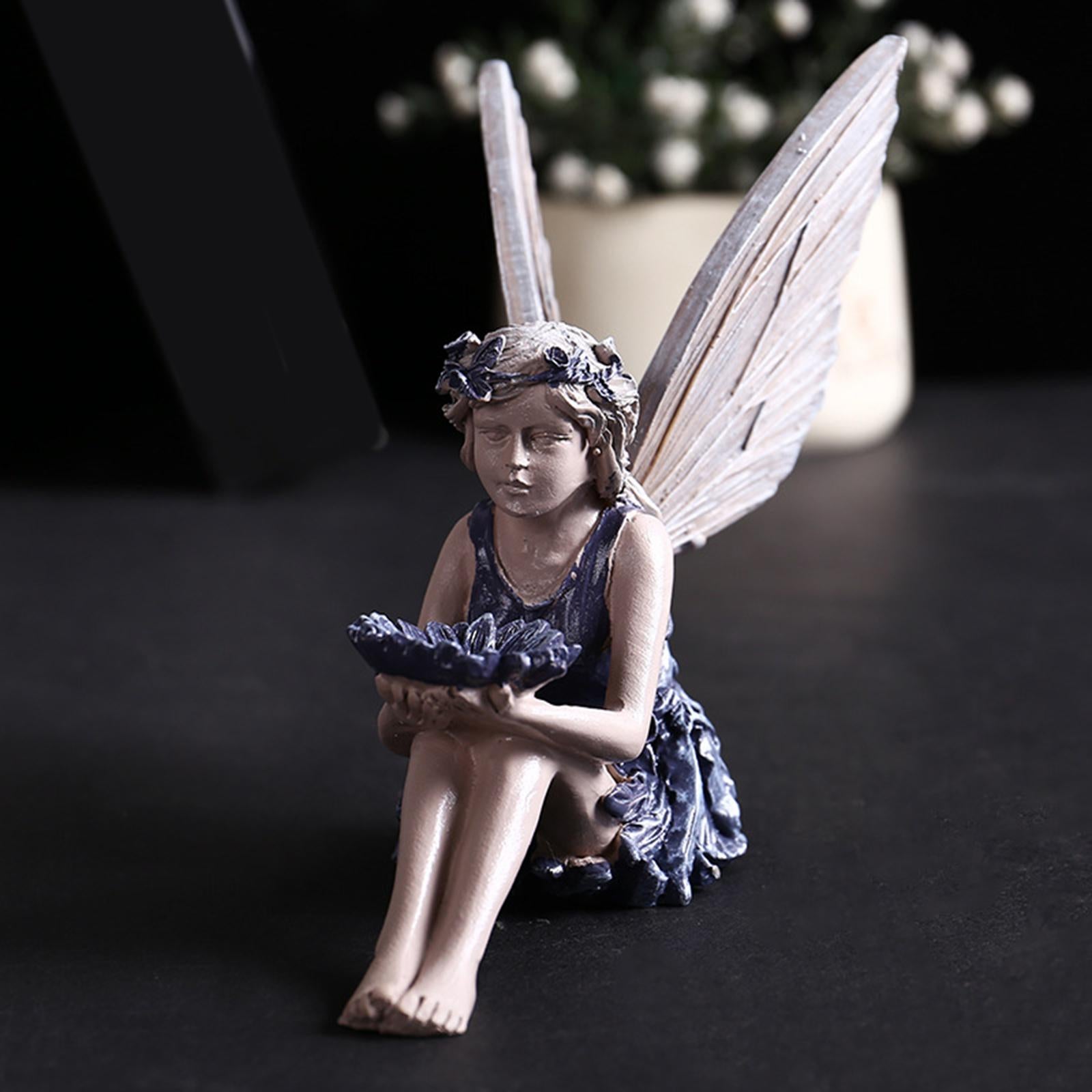 Angel Statue Desk Decoration Ornament for Table Centerpiece Shelf