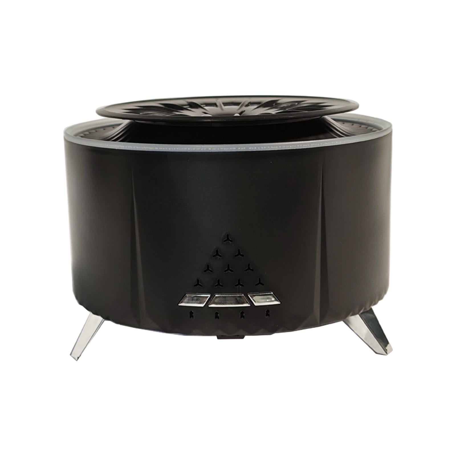 Air Humidifier Personal Desktop Humidifier for Dorm Baby Bedroom Living Room Black No Music
