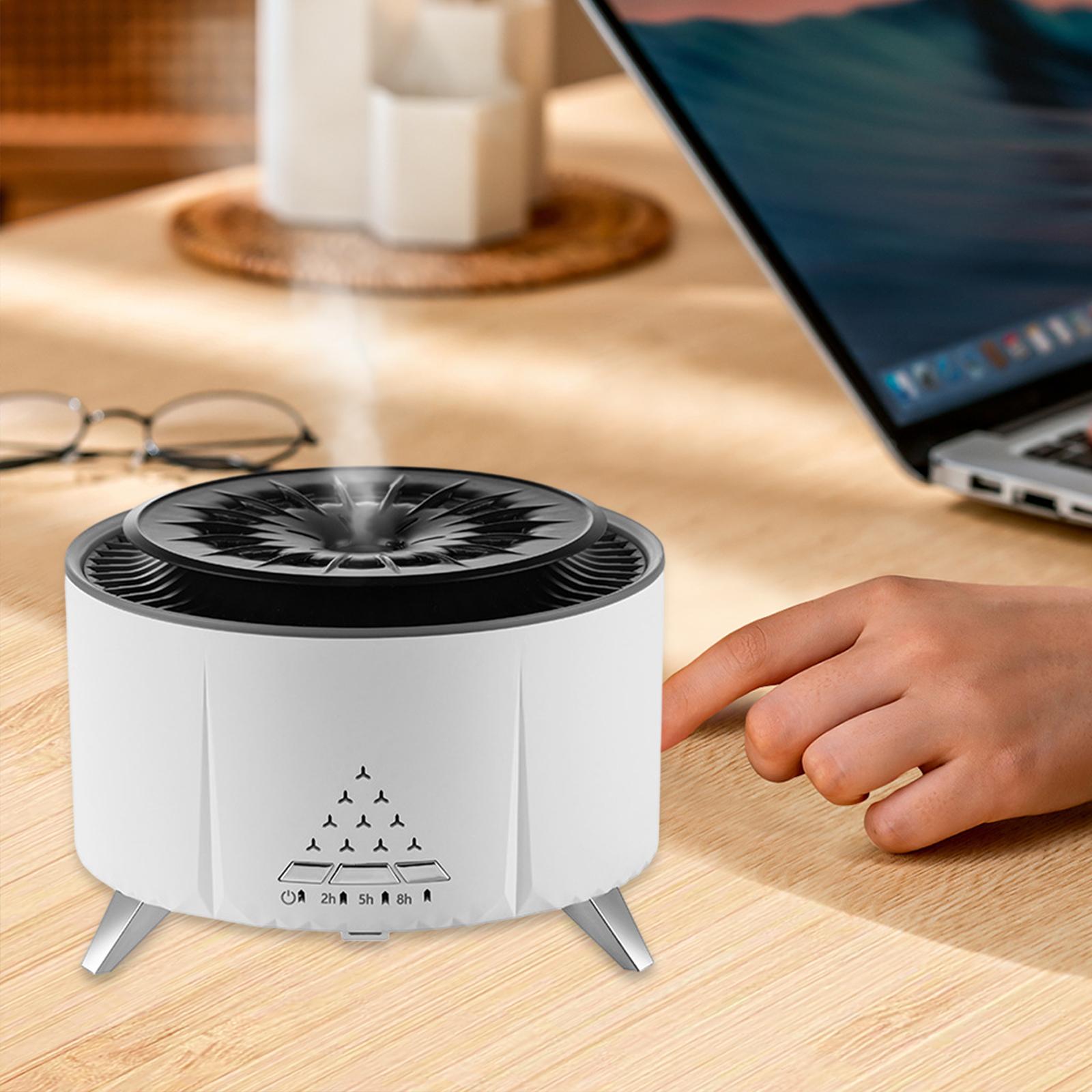 Air Humidifier Personal Desktop Humidifier for Dorm Baby Bedroom Living Room White with Music