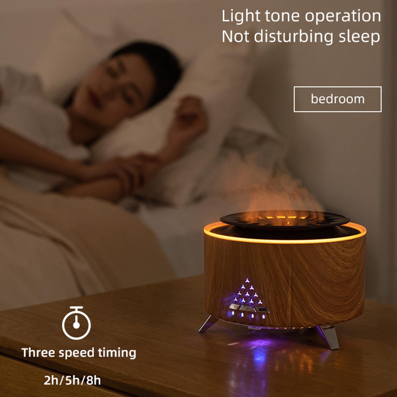 Air Humidifier Personal Desktop Humidifier for Dorm Baby Bedroom Living Room Black with Music
