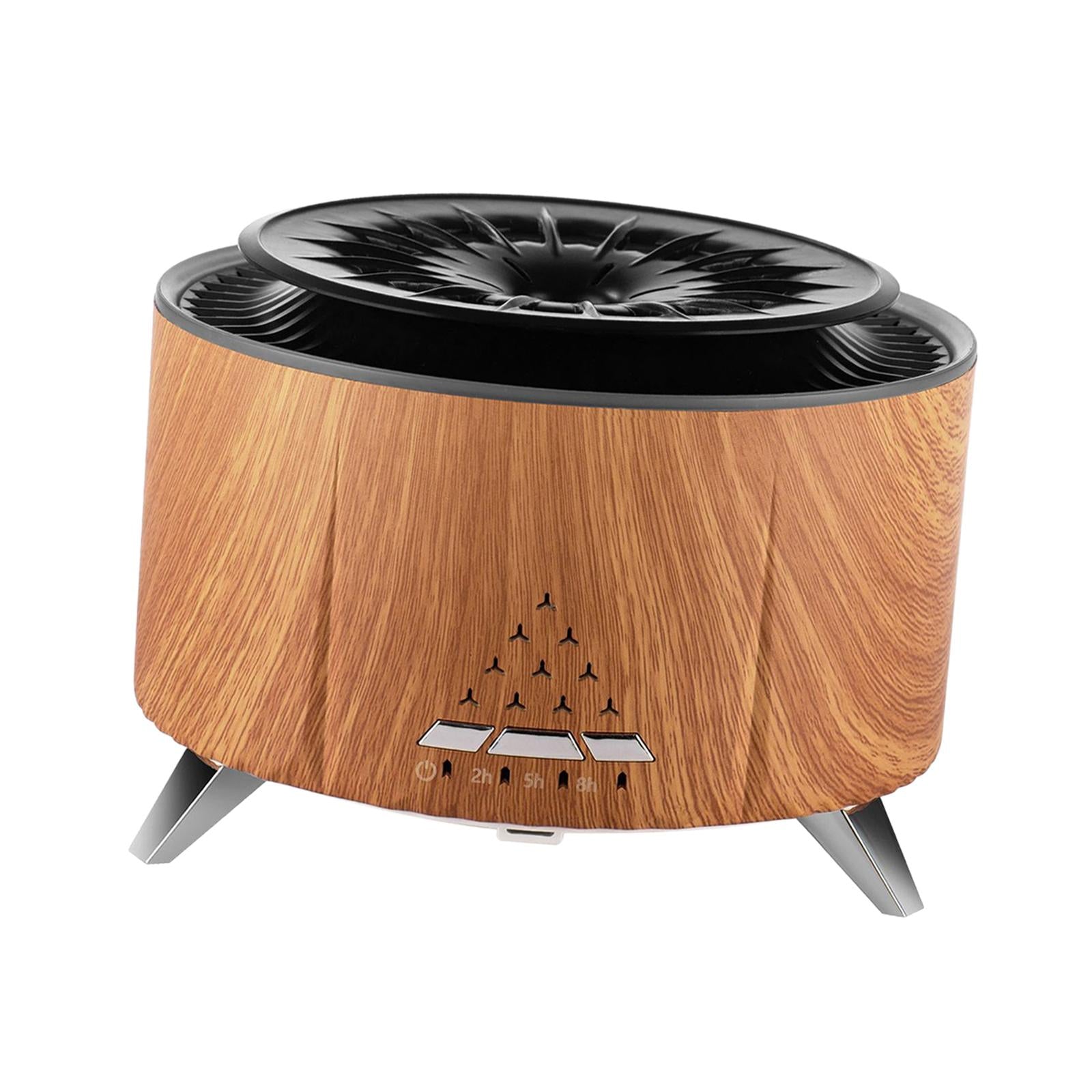 Air Humidifier Personal Desktop Humidifier for Dorm Baby Bedroom Living Room Brown with Music