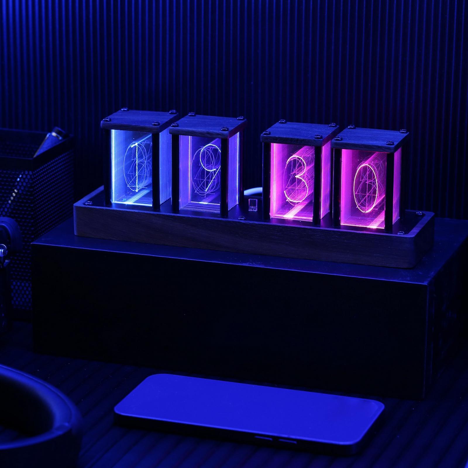 Nixie Tube Clock Transparent Dust Cover Versatile Accessories for Protecting 22.5x6.6x6.4cm