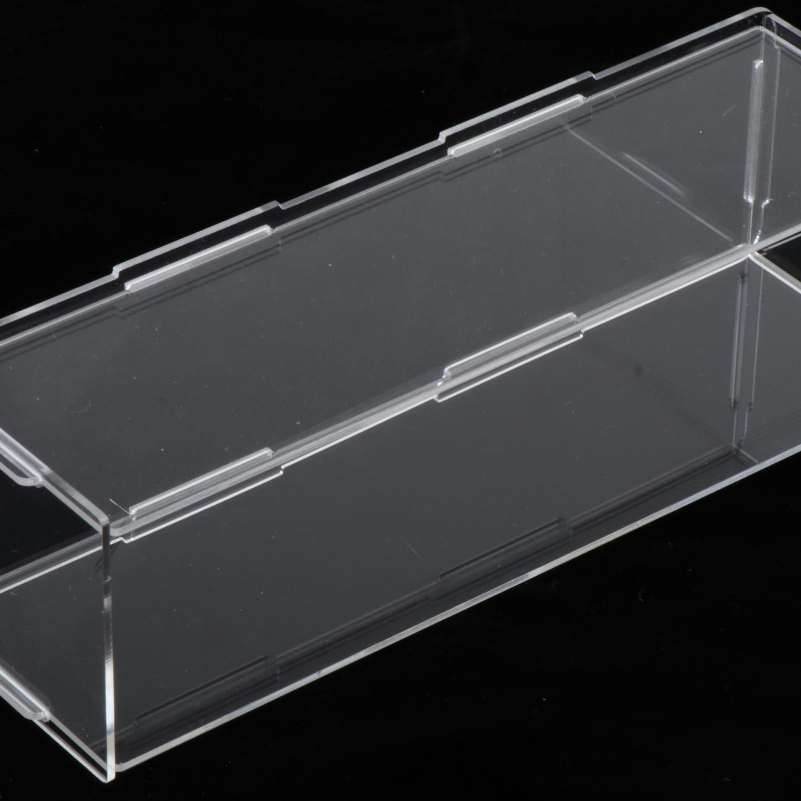 Nixie Tube Clock Transparent Dust Cover Versatile Accessories for Protecting 28x6.6x7.2cm