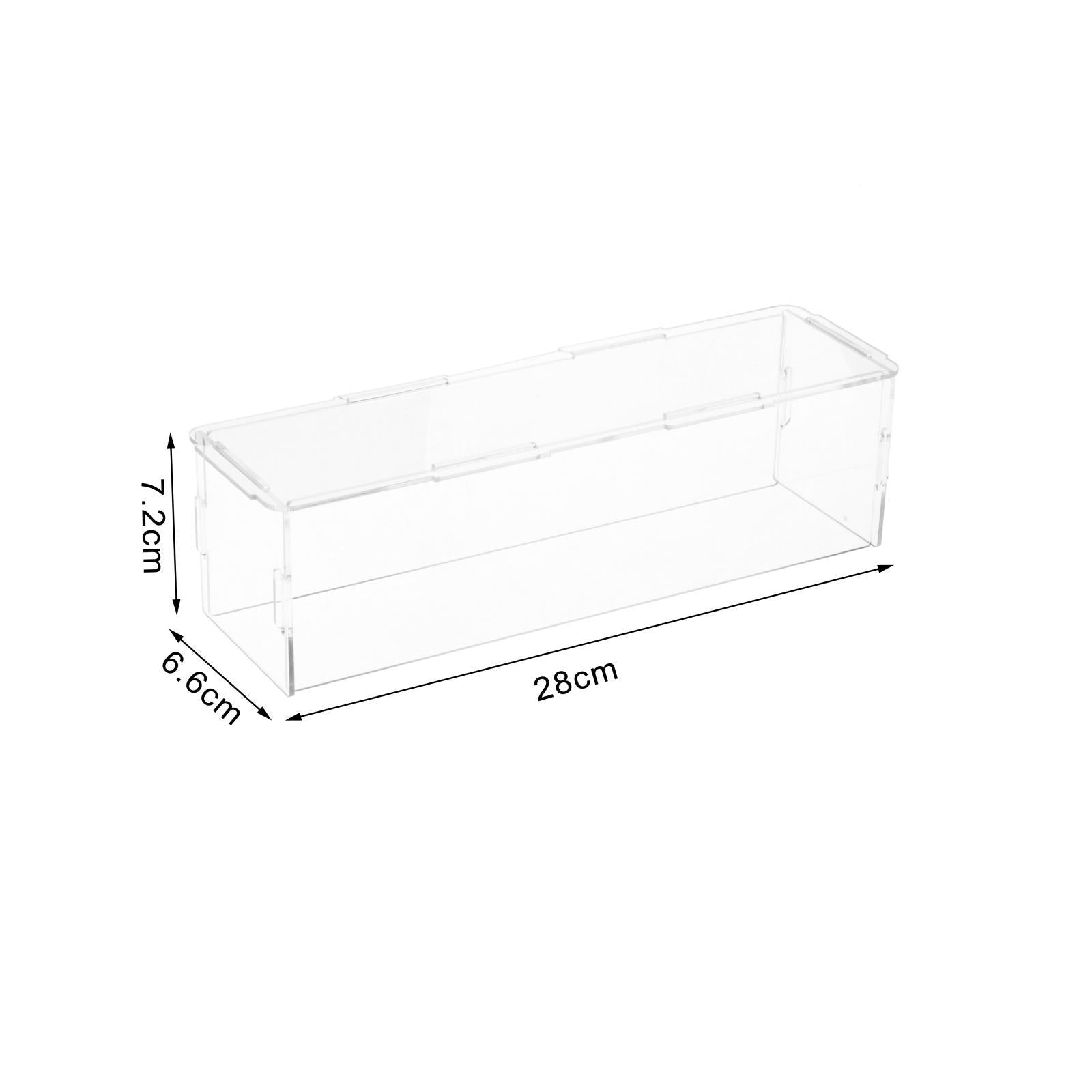 Nixie Tube Clock Transparent Dust Cover Versatile Accessories for Protecting 28x6.6x7.2cm