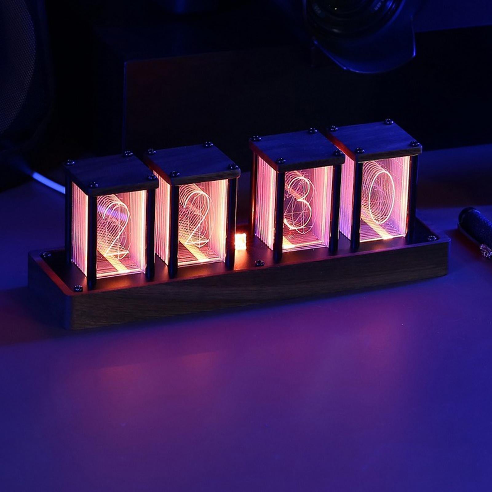 Nixie Tube Clock Transparent Dust Cover Versatile Accessories for Protecting 28x6.6x7.2cm