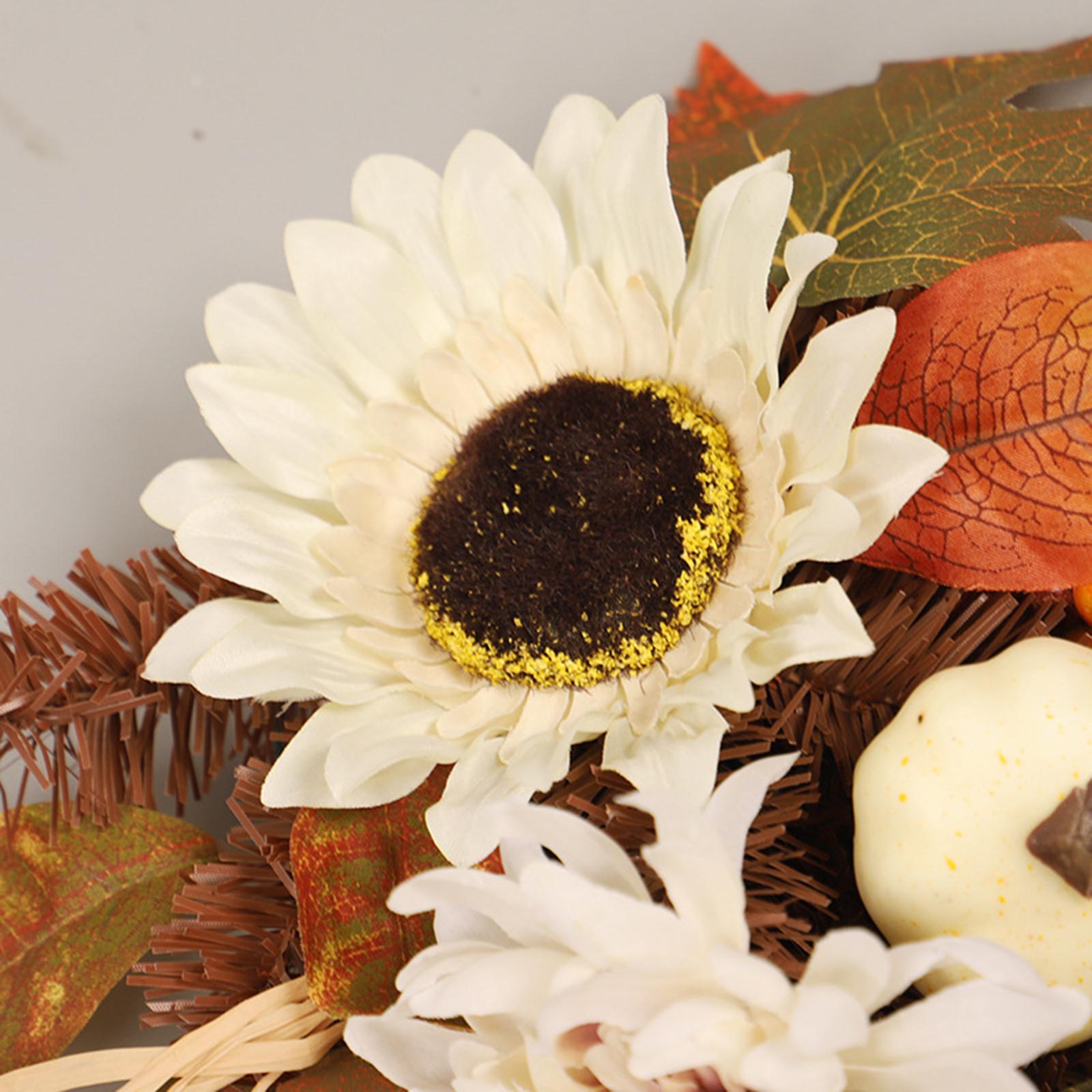 Fall Harvest Swag Window Decorations Halloween Decor Teardrop Wreath Garland