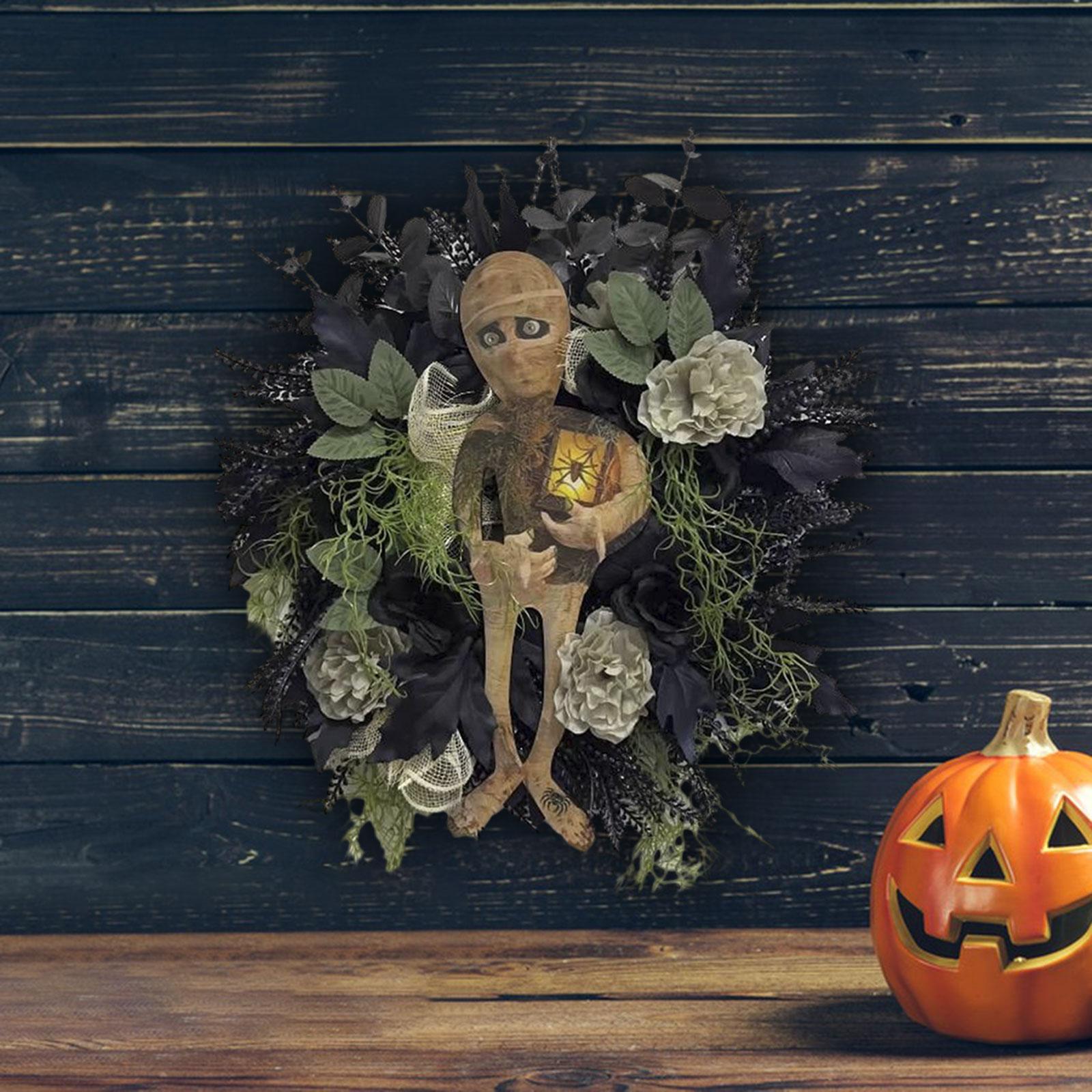 Halloween Wreath Garland Flower Wreath for Farmhouse Party Stage Performance