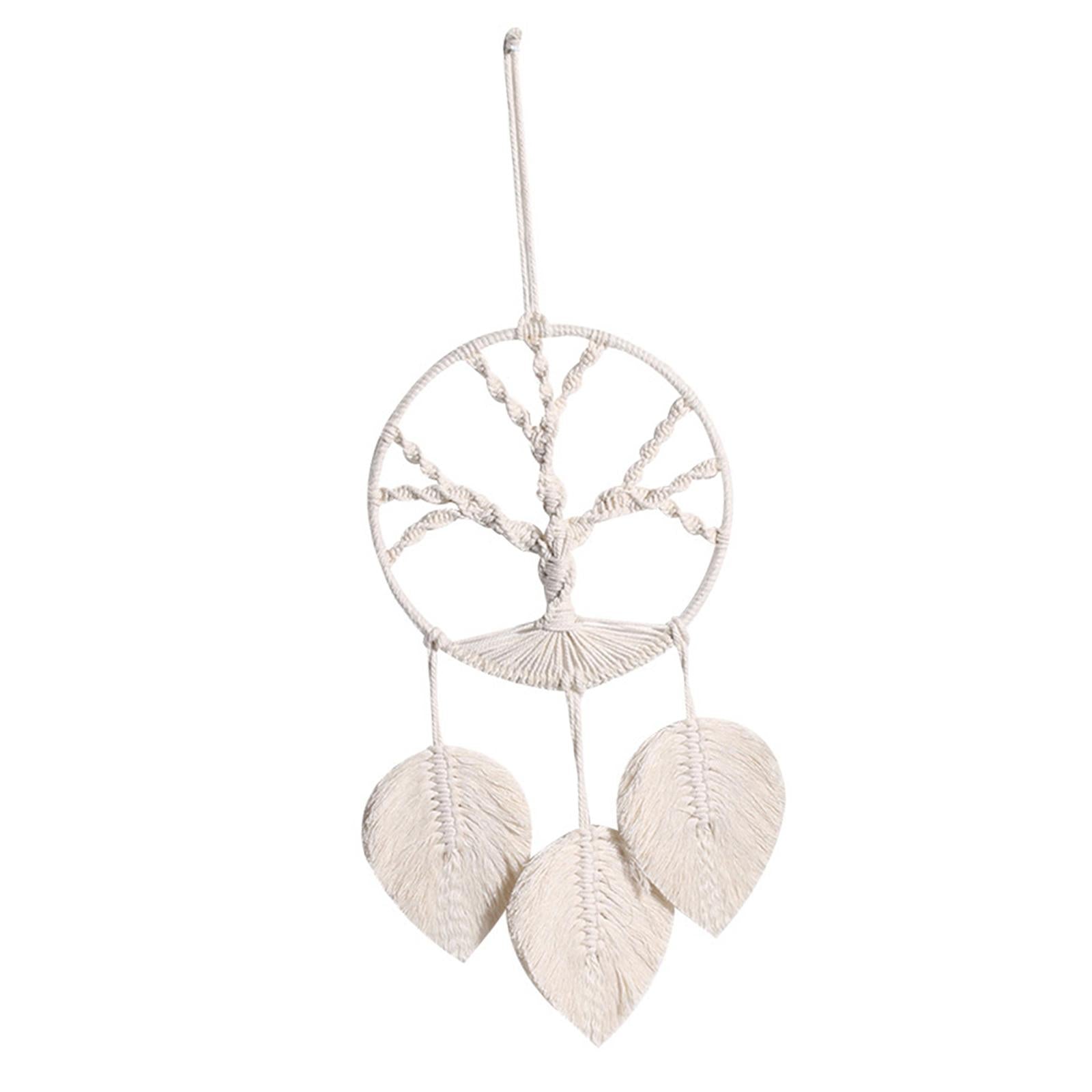 Wall Hanging Decor Braided Chic Dream Catcher Tapestry for Gift Wedding Cafe