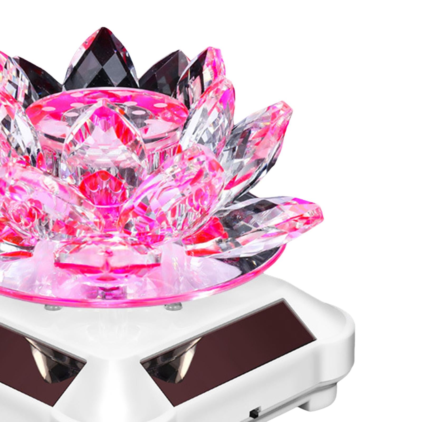 Car Perfume Decoration Portable Solar Powered for Car Dashboards Home Office Pink