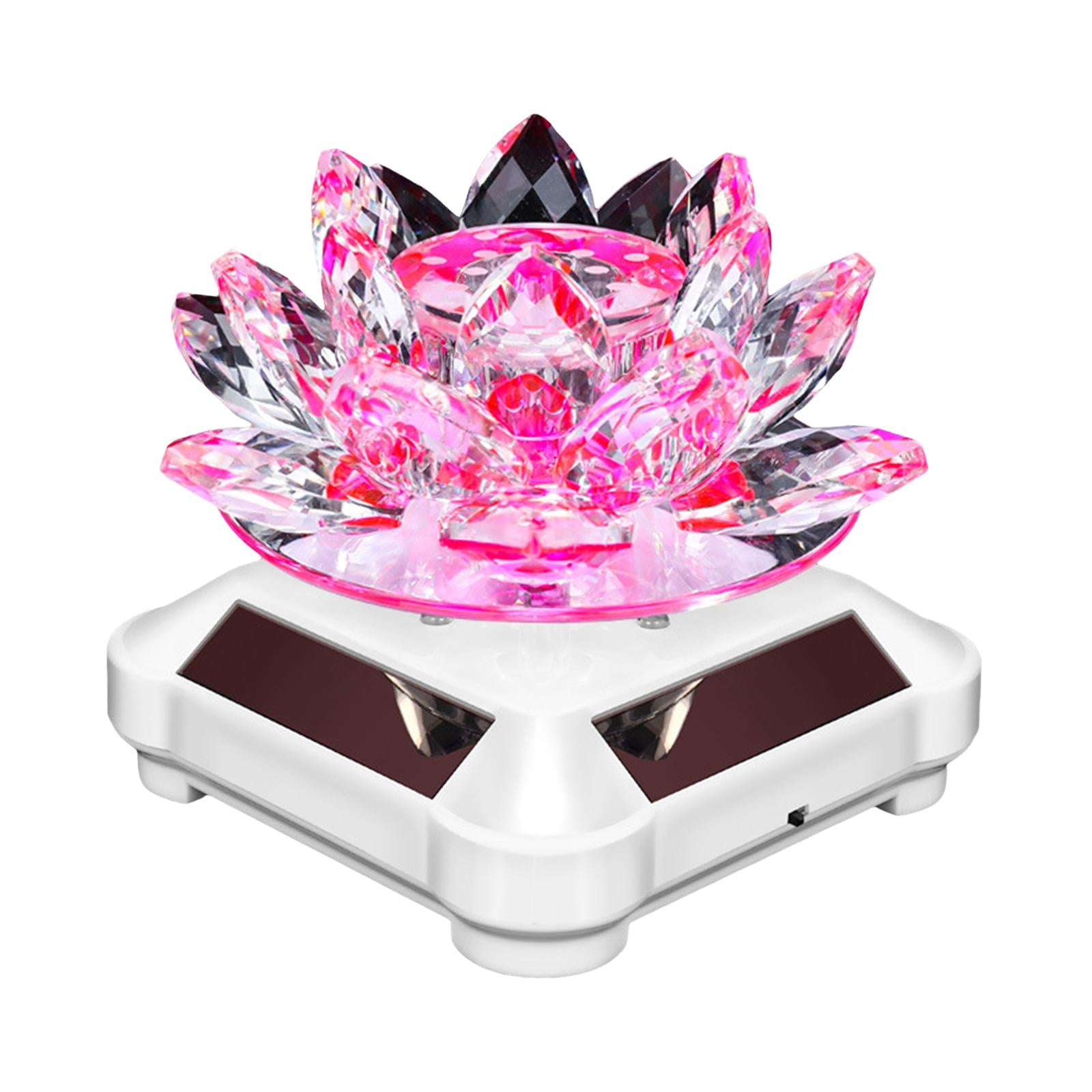 Car Perfume Decoration Portable Solar Powered for Car Dashboards Home Office Pink