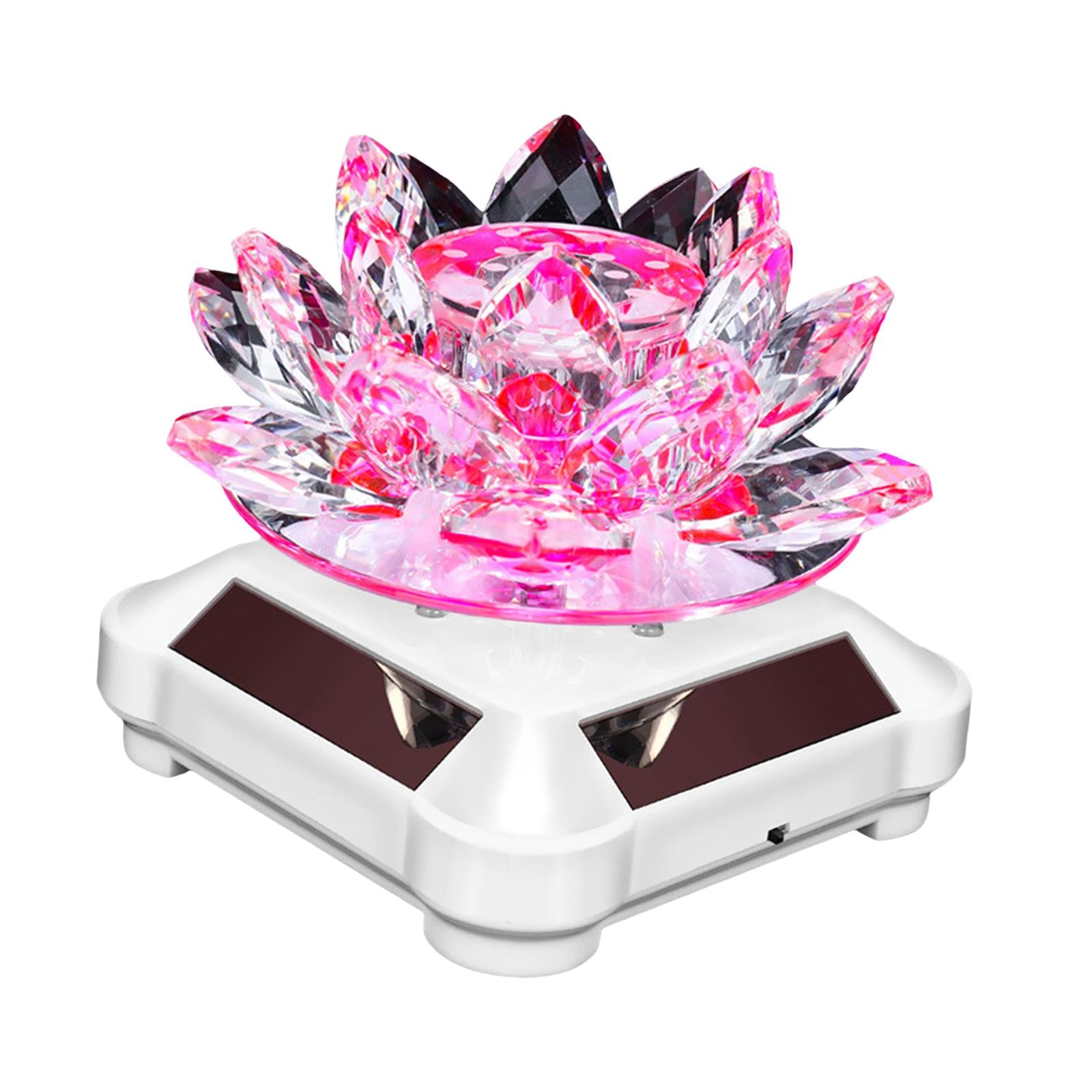 Car Perfume Decoration Portable Solar Powered for Car Dashboards Home Office Pink