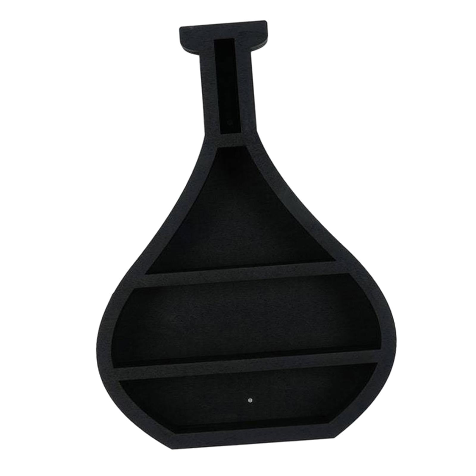 Wall Display Shelf Wood Figurine Display Shelf for Home Living Room Bathroom