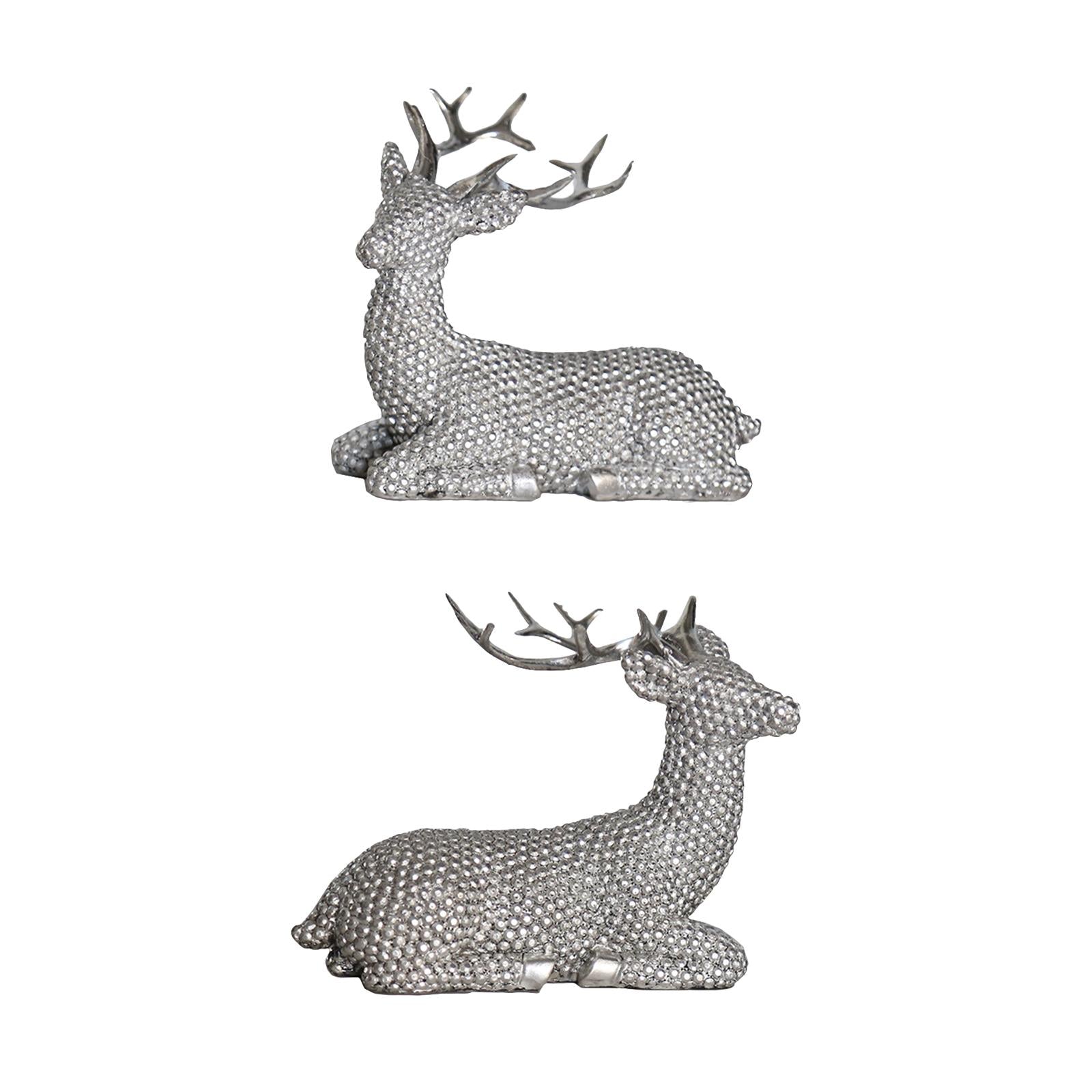 Deer Statue Decor Desk Decoration Ornament for Shelf Hallway Home Decoration