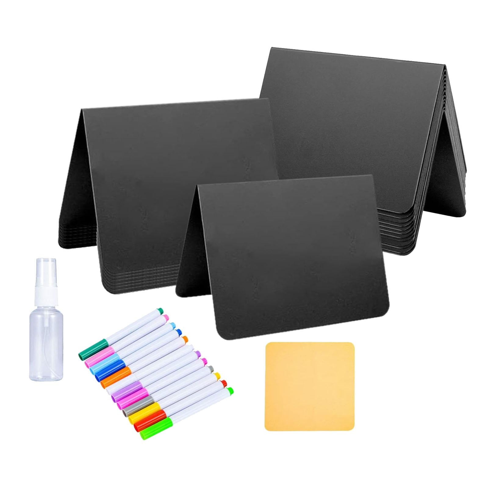 20Pcs Mini Chalkboard Signs for Food Reserved Table Signs for Table Numbers