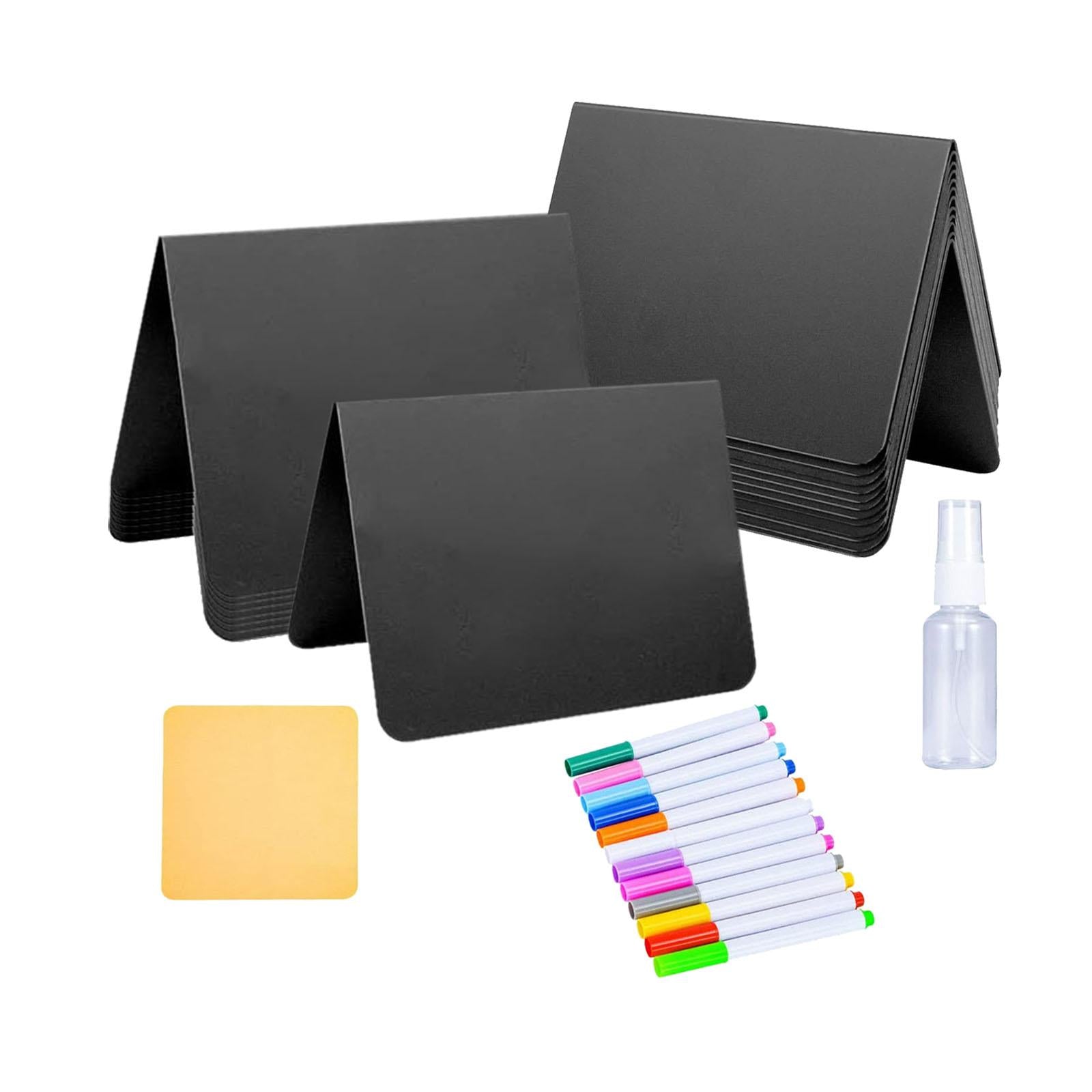 20Pcs Mini Chalkboard Signs for Food Reserved Table Signs for Table Numbers