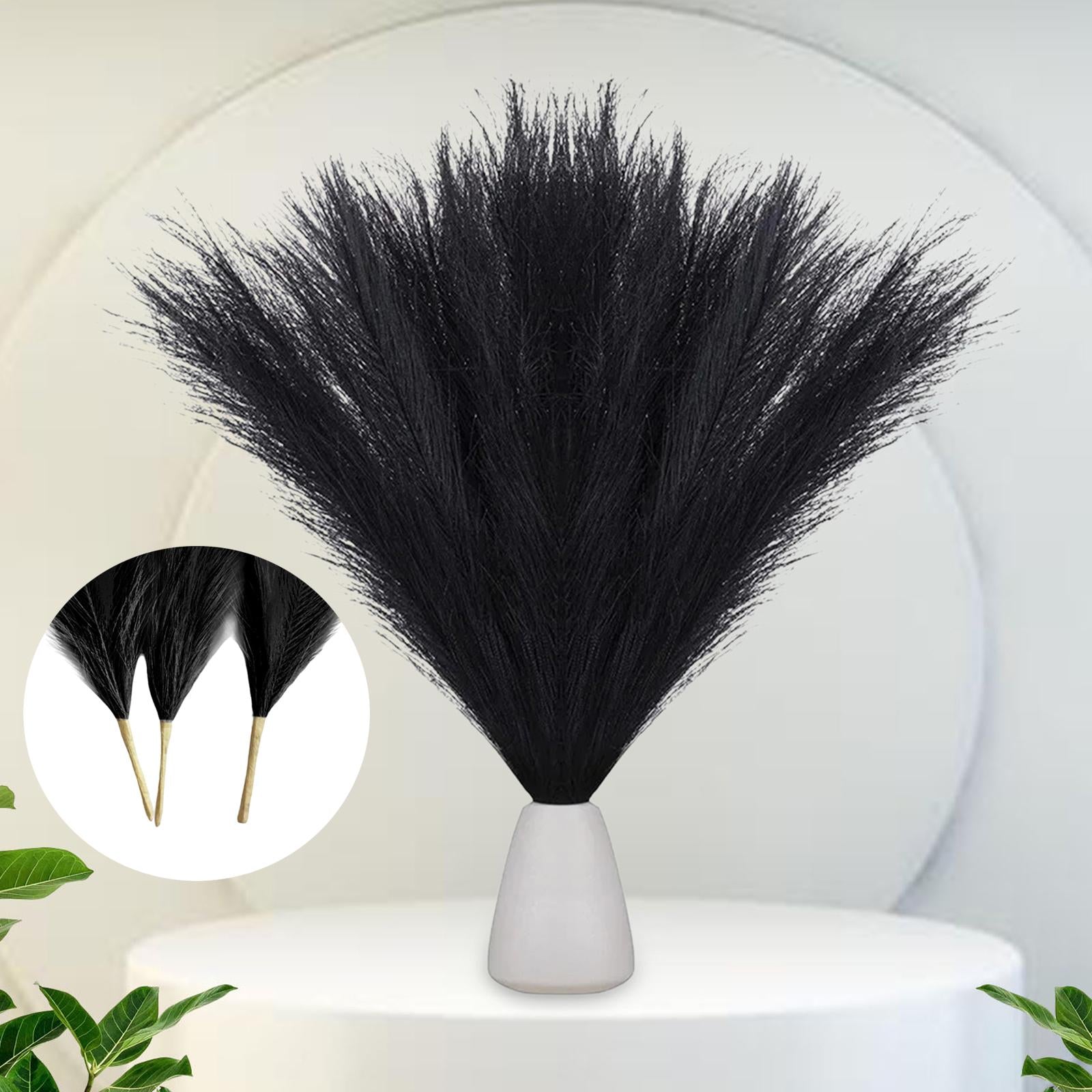 3 Pieces Artificial Pampas Grass Mix Bouquet Reed for Table Living Room Desk