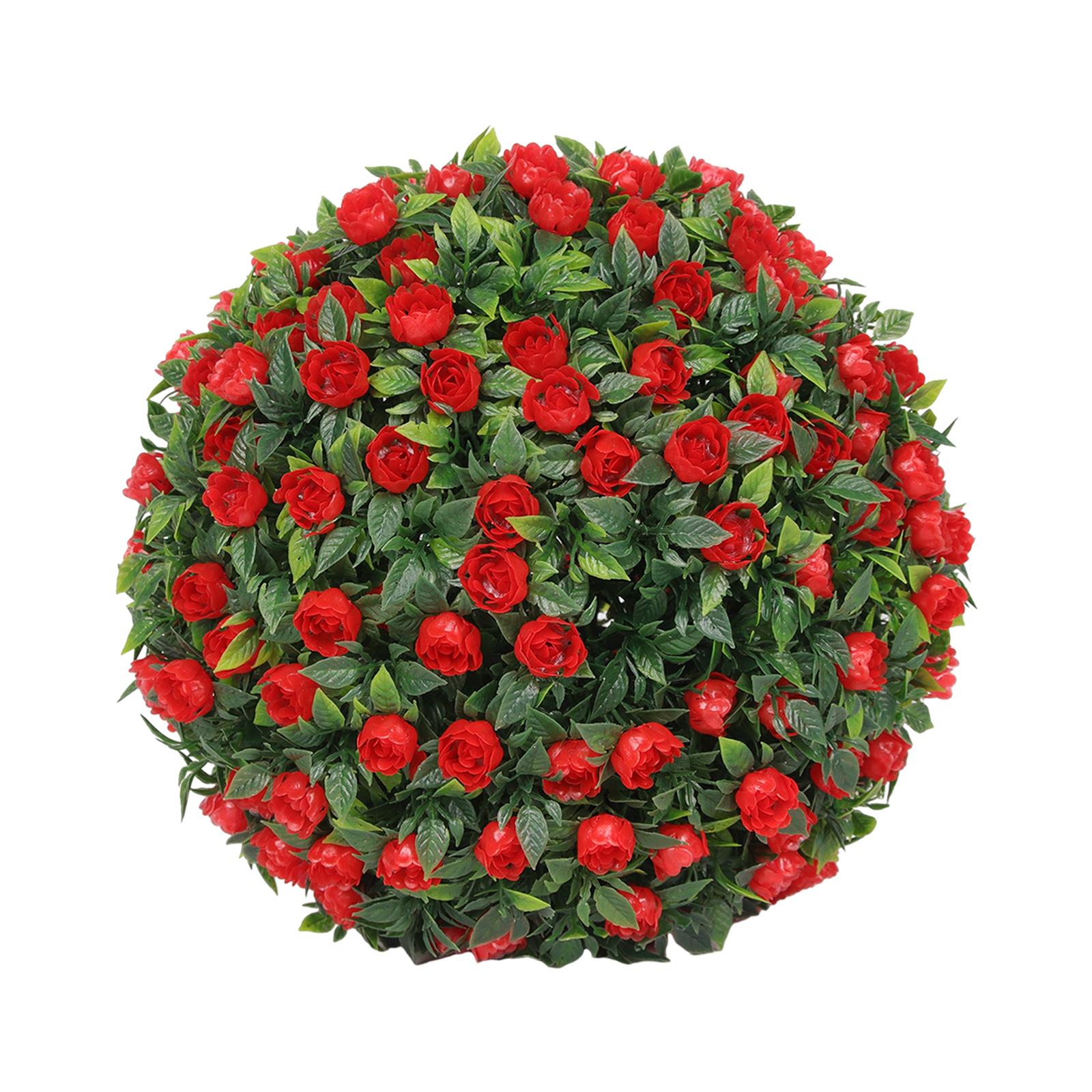 Simulation Plant Flower Hanging Topiary Ball 7.8inch Elegant for Coffee Shop Style B