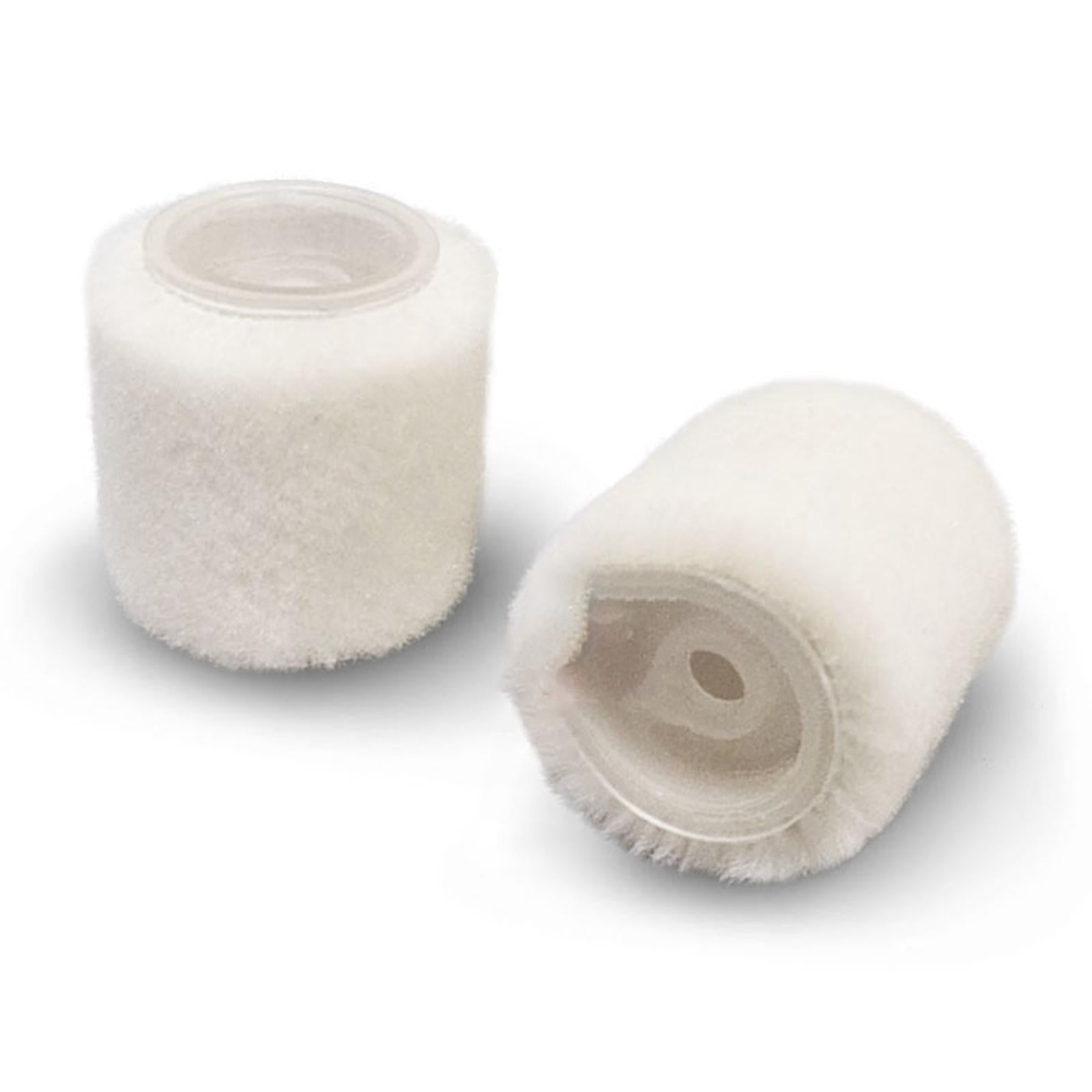 2Pcs Mini Paint Rollers Wool Covers for Interior Details Wall Painting Tools