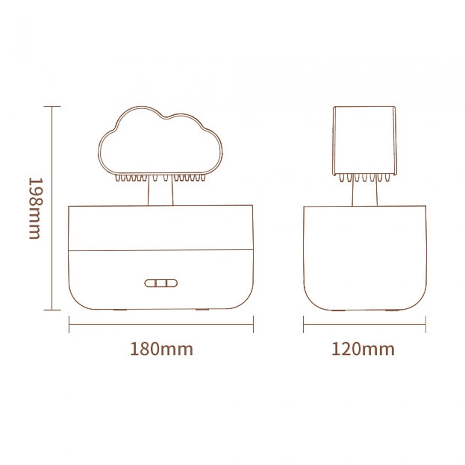 Desktop Humidifier Adjustable Night Light USB 200ml Small Bedroom Humidifier