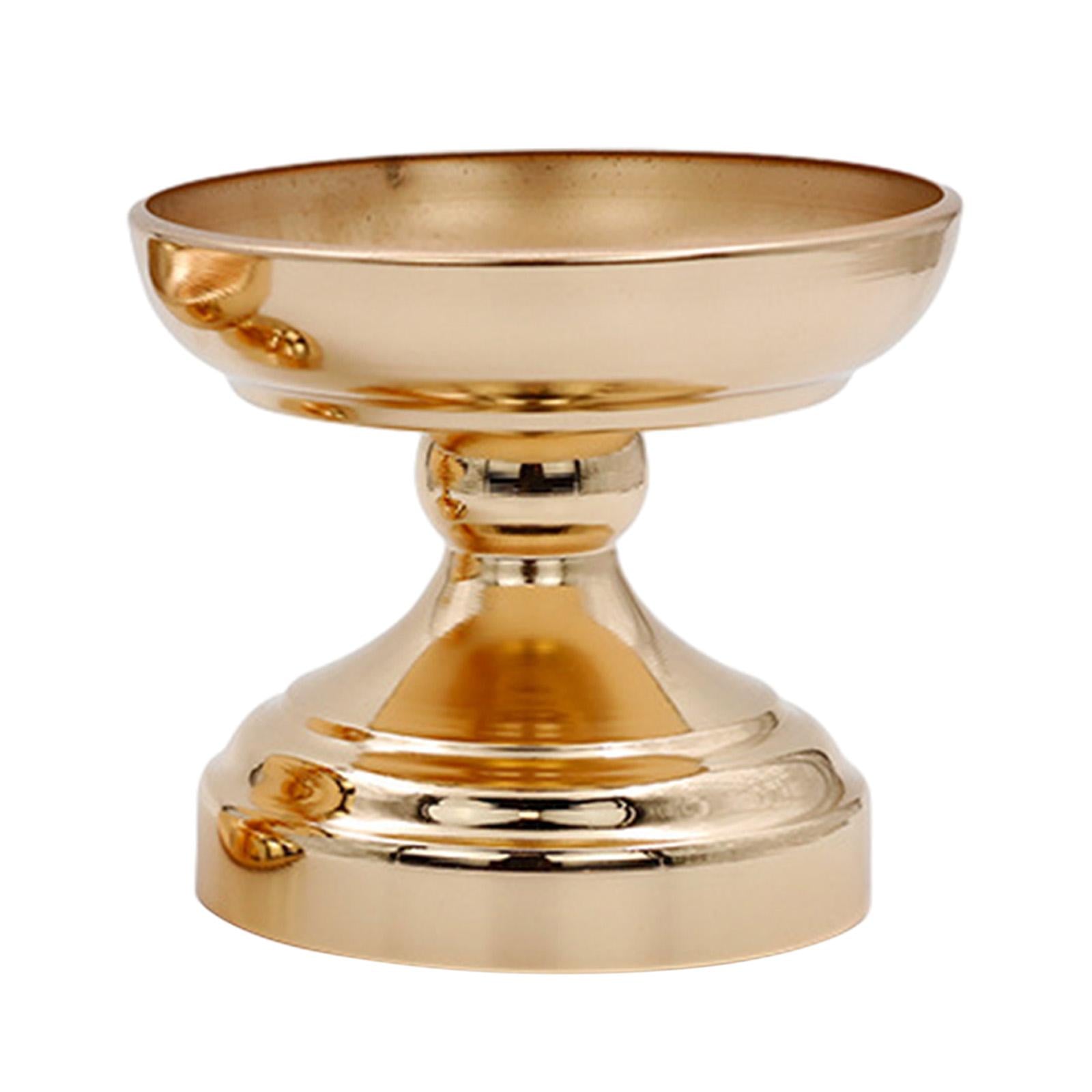 Flower Pot Stand Metal Snack Display Tray for Wedding Party Cafe Centerpiece L