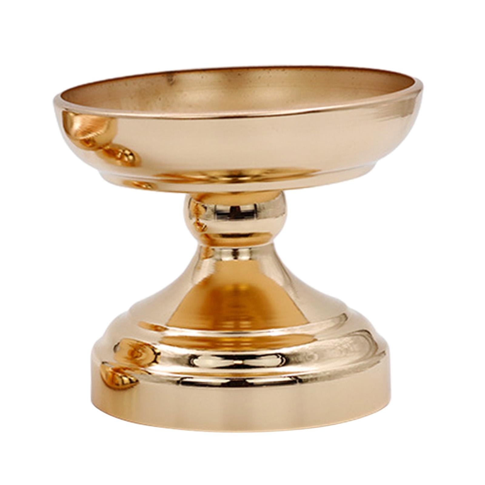 Flower Pot Stand Metal Snack Display Tray for Wedding Party Cafe Centerpiece L