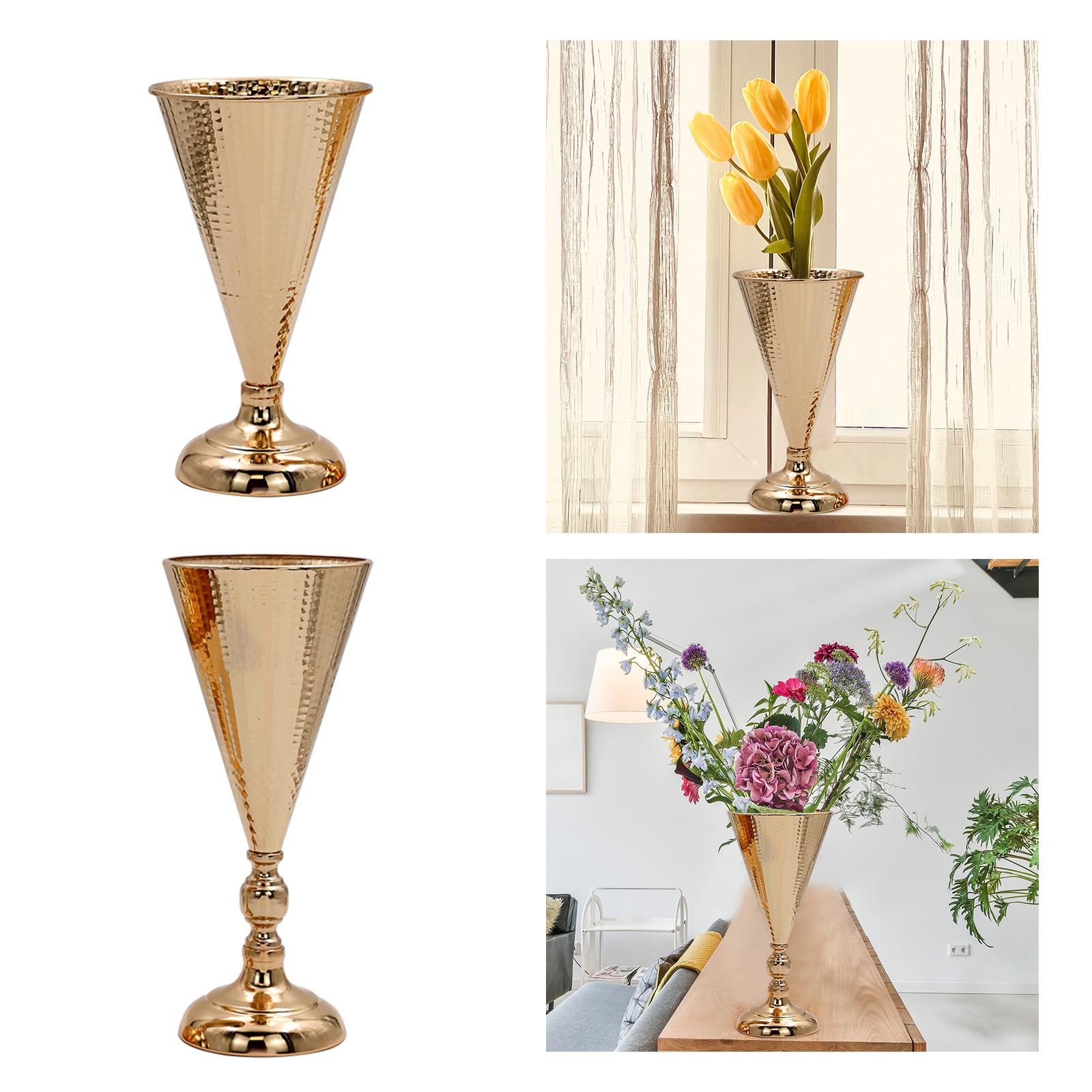 Iron Flower Vase Wedding Table Centrepieces for Home Office Wedding Holiday Short