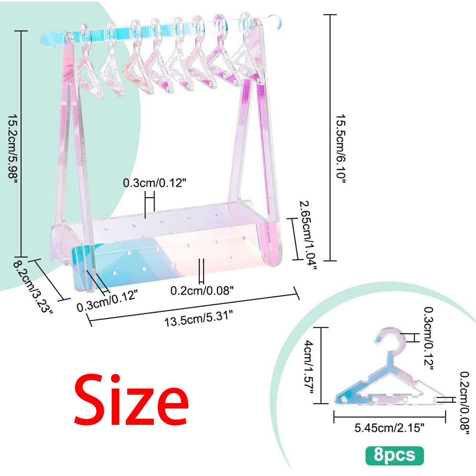 Jewelry Storage Rack Props Acrylic Bracelet Holder for Table Home Countertop