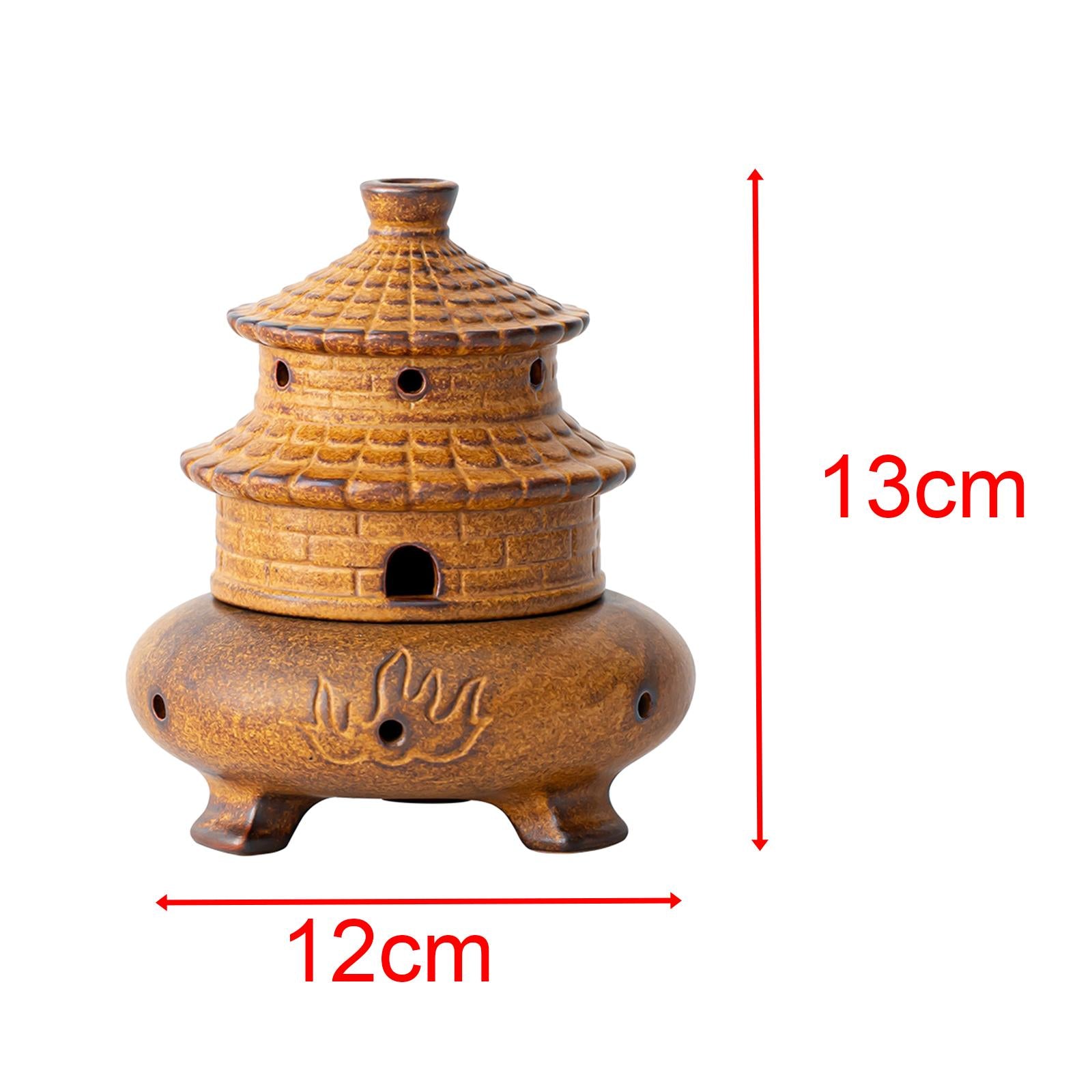 Incense Burner Vintage Censer for Table Centerpieces Living Room Yoga Studio