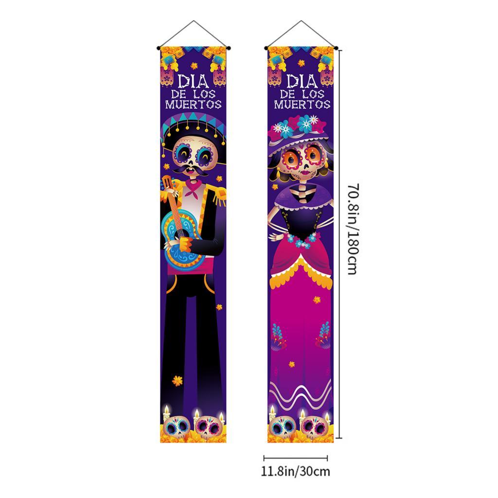 Halloween Banners Banner Hanging Sign Halloween Door Decoration
