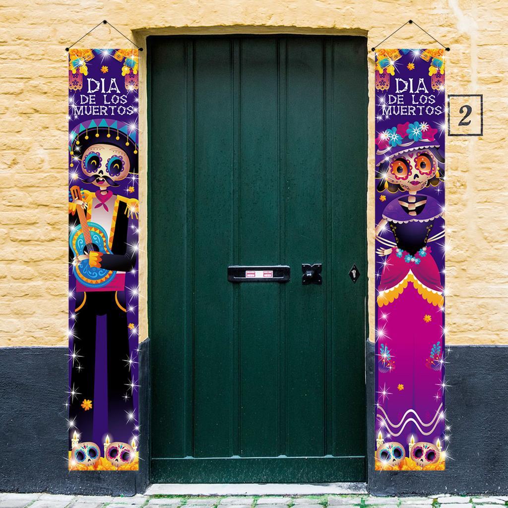 Halloween Banners Banner Hanging Sign Halloween Door Decoration