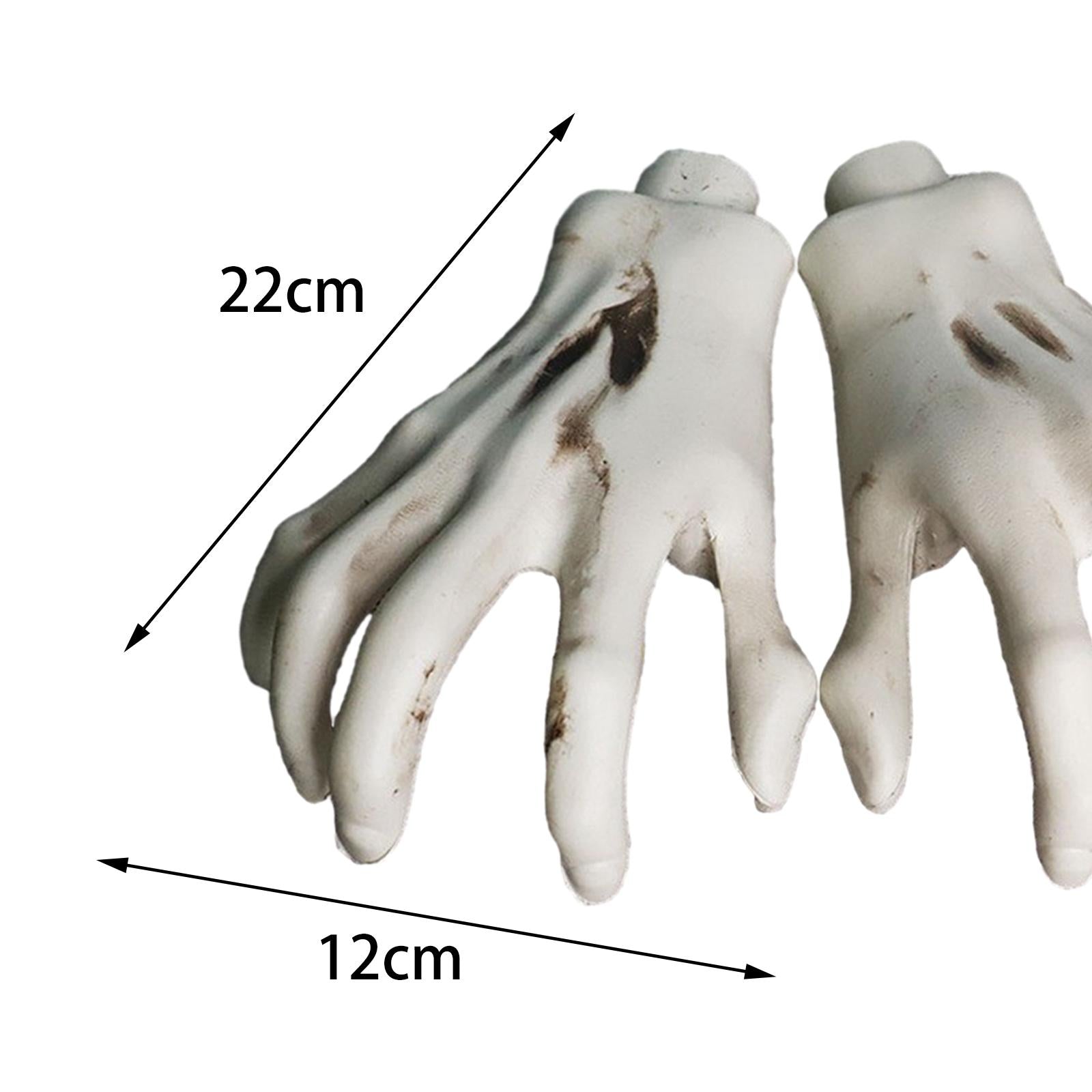 Halloween Skeleton Hands Halloween Hand Props for Zombie Party Haunted House
