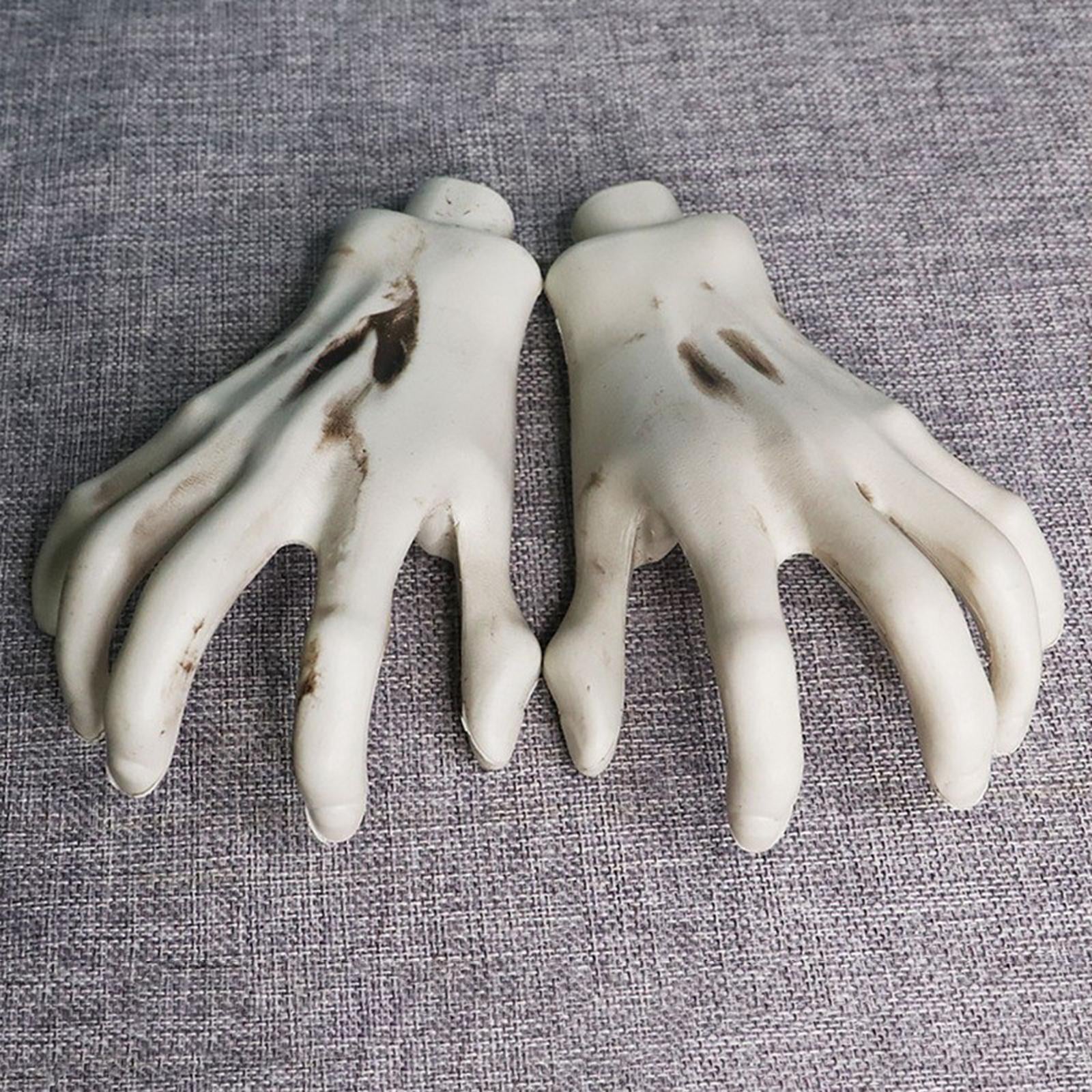 Halloween Skeleton Hands Halloween Hand Props for Zombie Party Haunted House