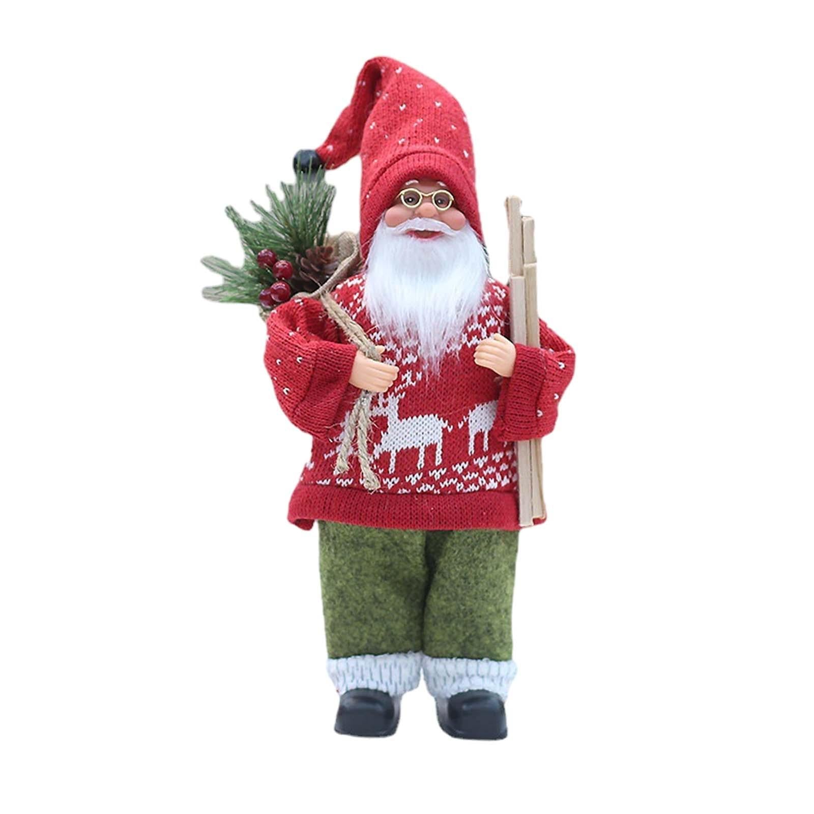 Santa Claus Decorations for New Year Gifts Indoor Outdoor Holiday Decoration Style A