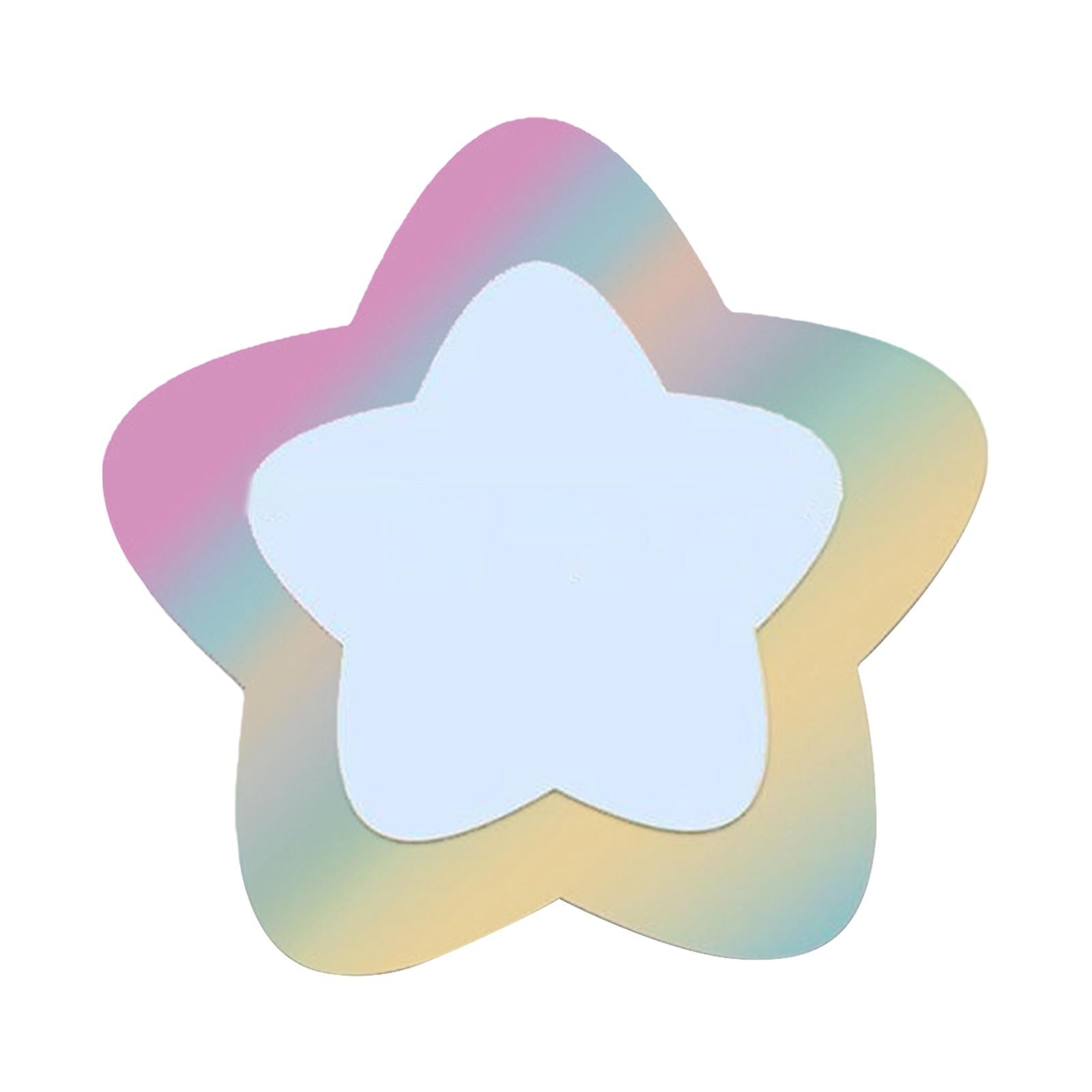 Makeup Mirror Creative Decorative Aesthetic Mirror for Home Wall Living Room Star 30cmx30cm