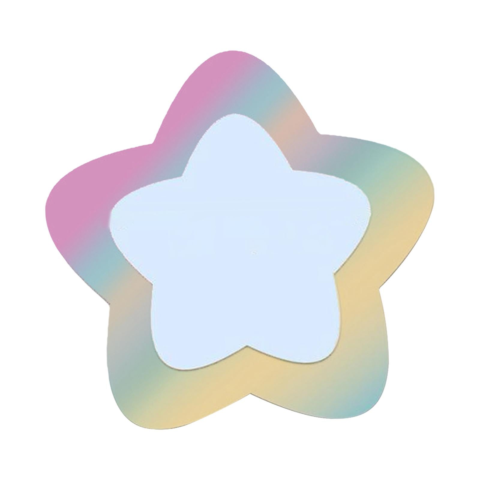 Makeup Mirror Creative Decorative Aesthetic Mirror for Home Wall Living Room Star 30cmx30cm