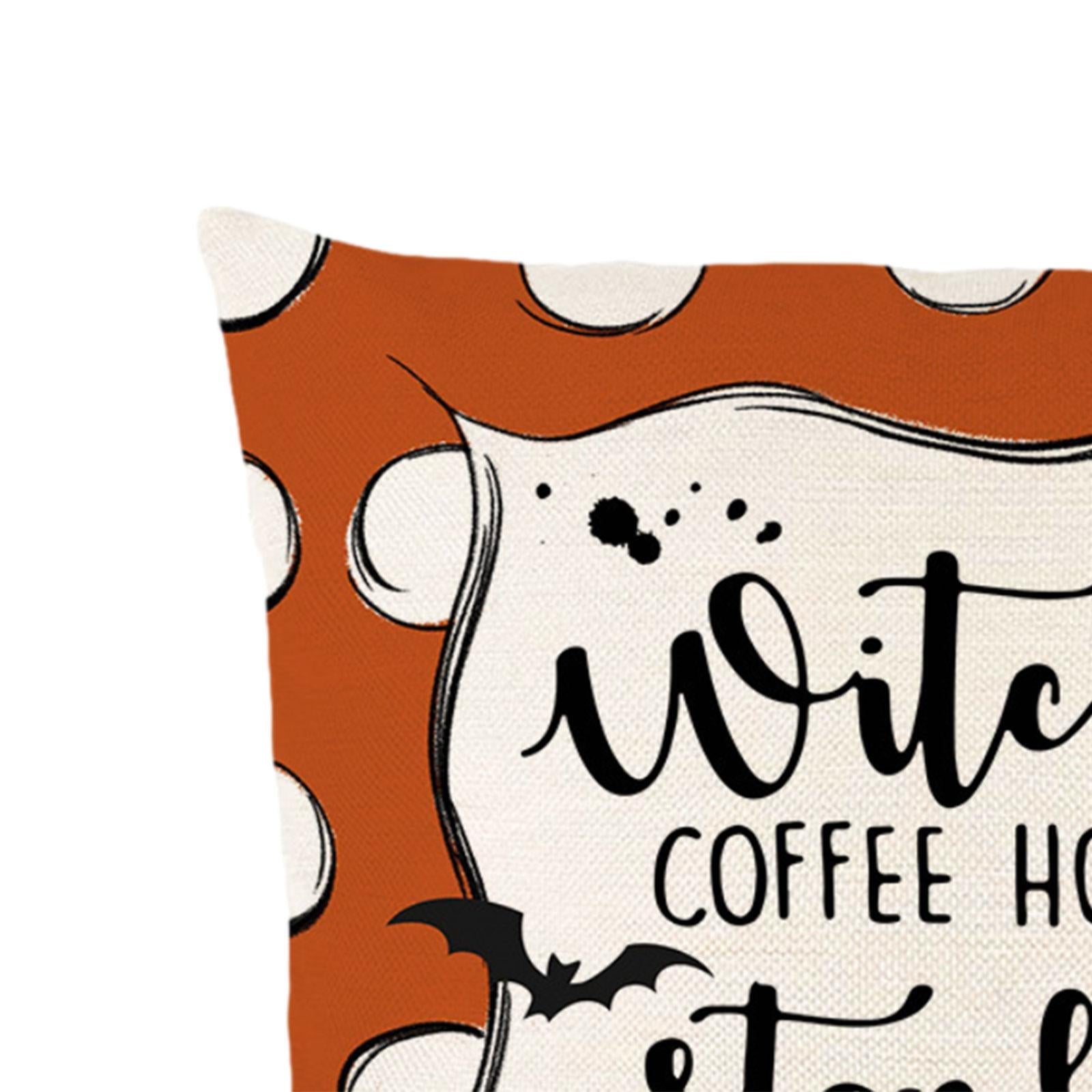 Halloween Pillow Cover Soft Halloween Cushion Cover for Gift Office Holidays Style B