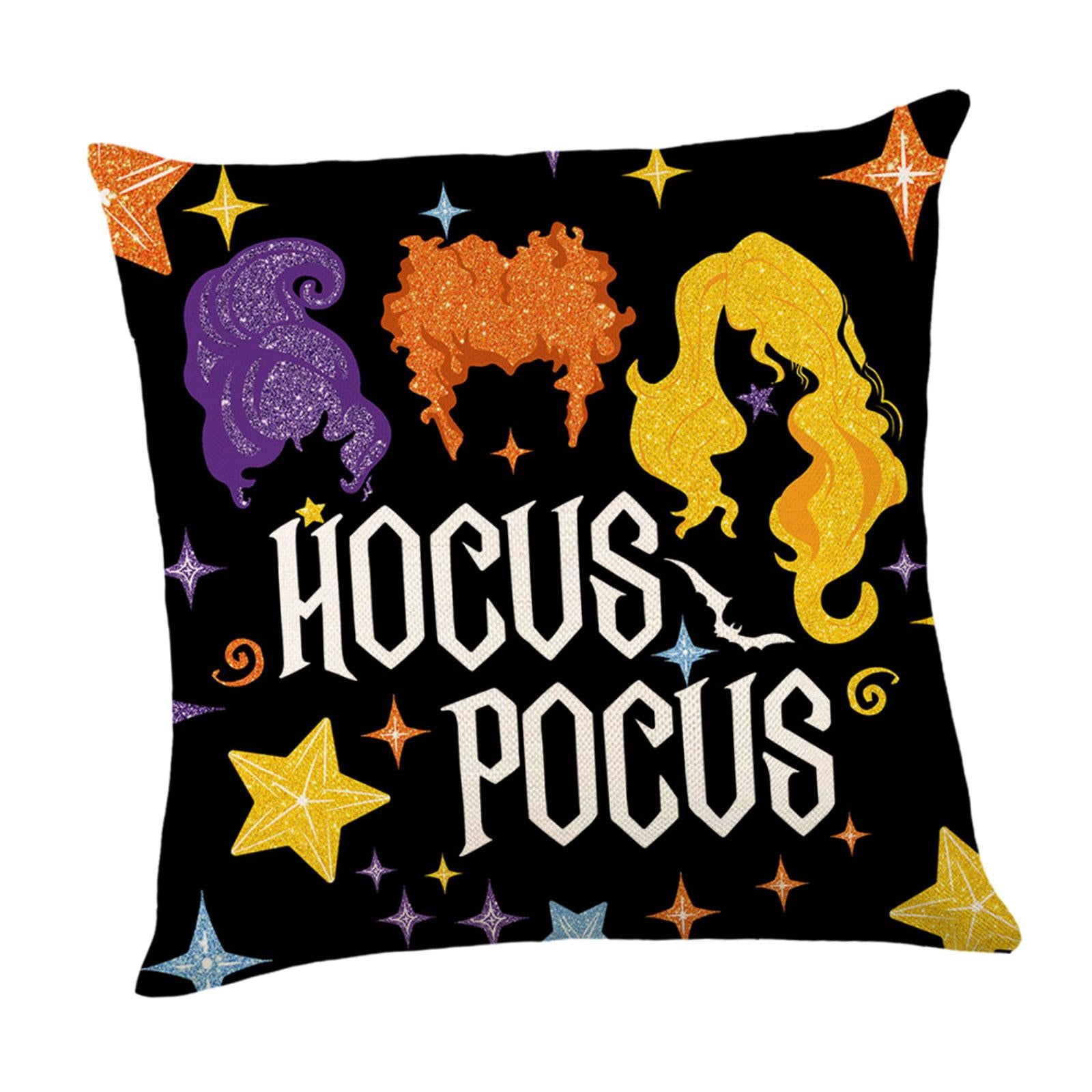 Halloween Pillow Covers Cushion Case Throw Pillows Cases for Couch Car Chair Style A