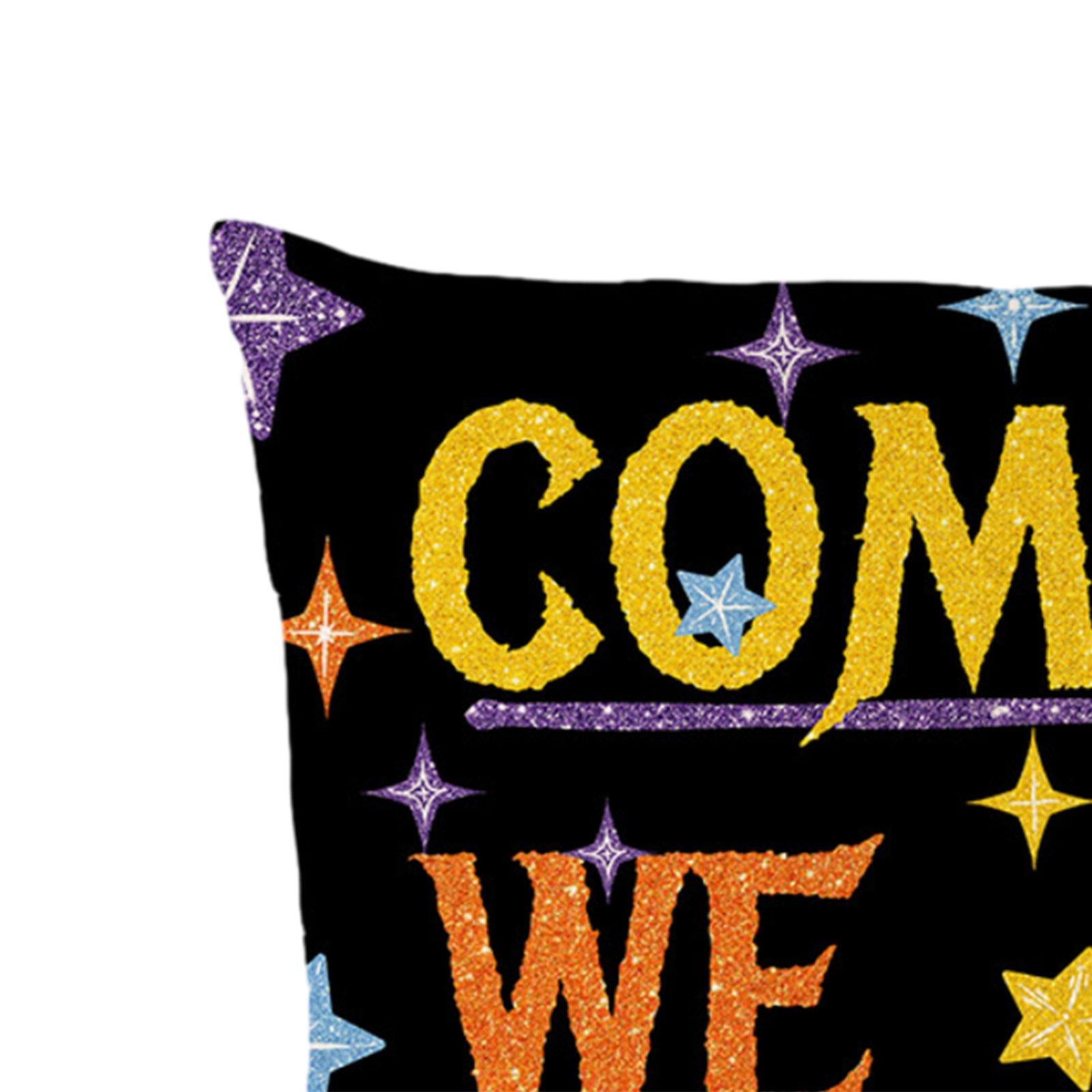 Halloween Pillow Covers Cushion Case Throw Pillows Cases for Couch Car Chair Style C
