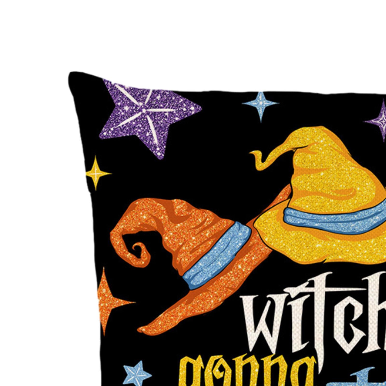 Halloween Pillow Covers Cushion Case Throw Pillows Cases for Couch Car Chair Style D