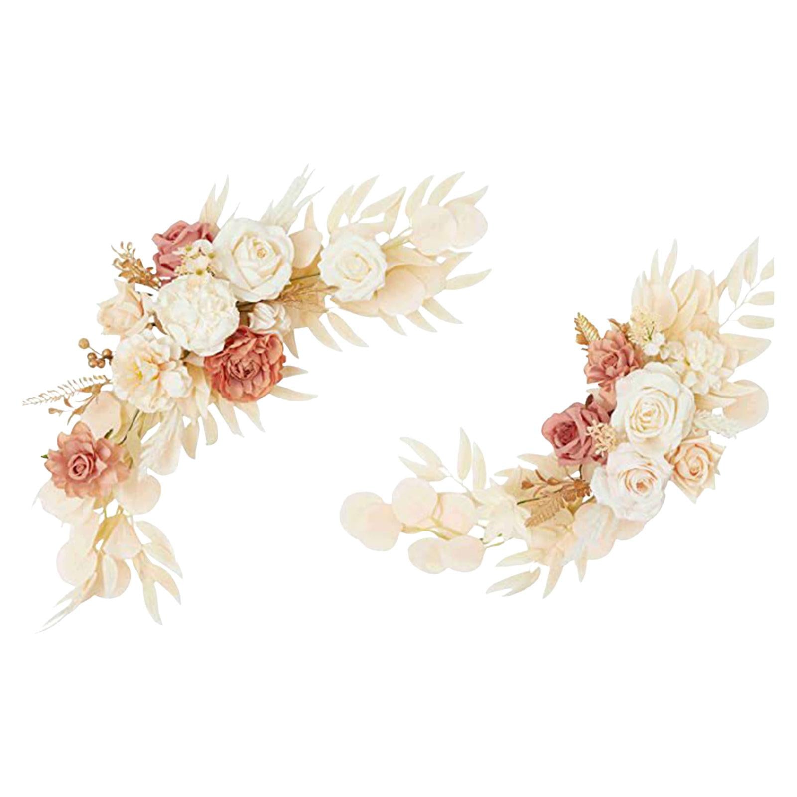 2 Pieces Artificial Arch Flower Multicolors for Arrangement Wedding Ceremony Style B