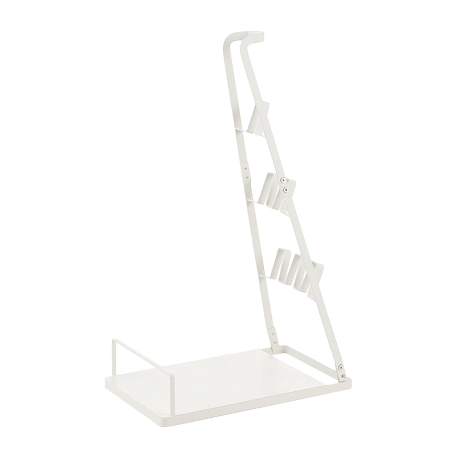 Vacuum Stand Universal Durable Vacuum Cleaner Storage Rack for Bathroom Home White