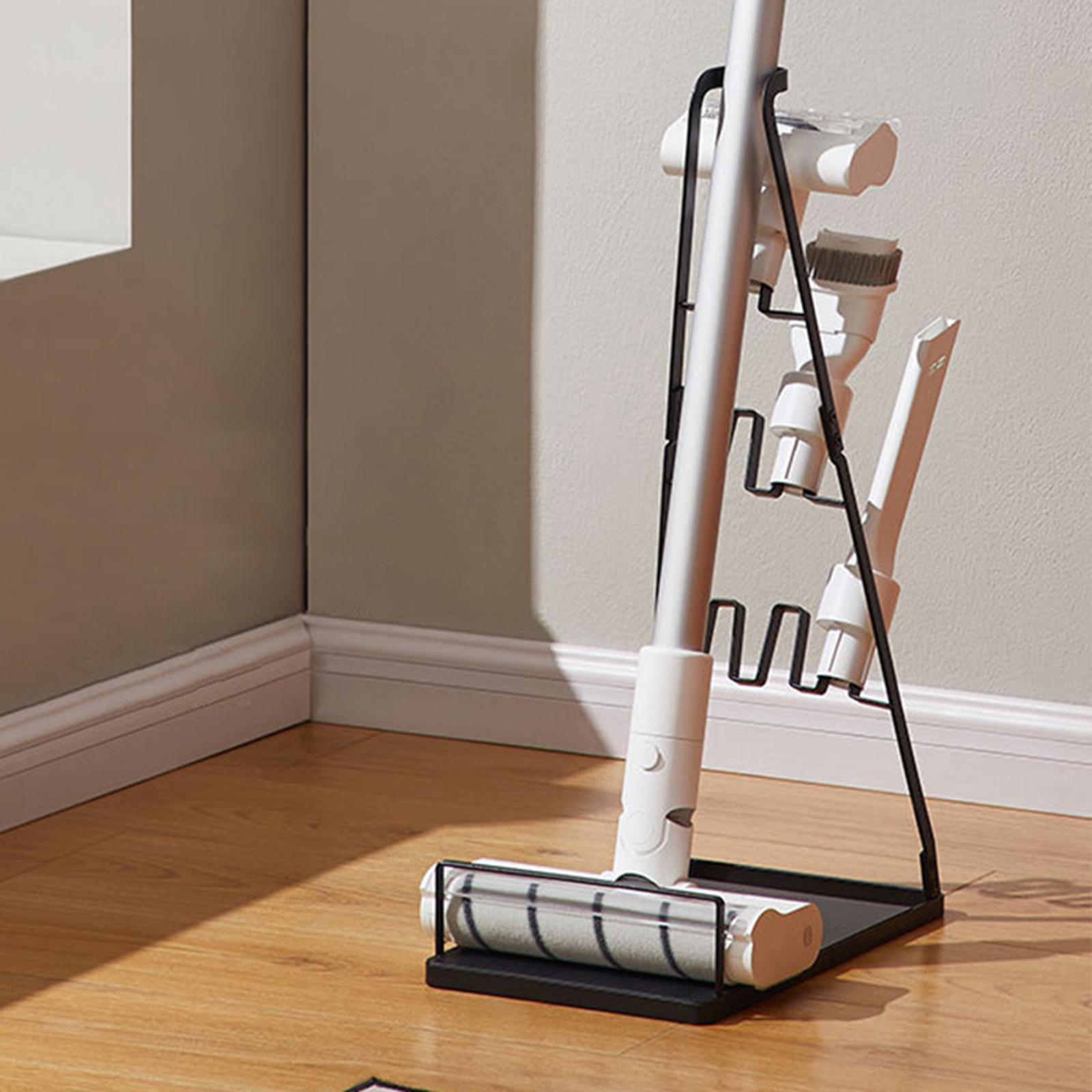 Vacuum Stand Universal Durable Vacuum Cleaner Storage Rack for Bathroom Home Black