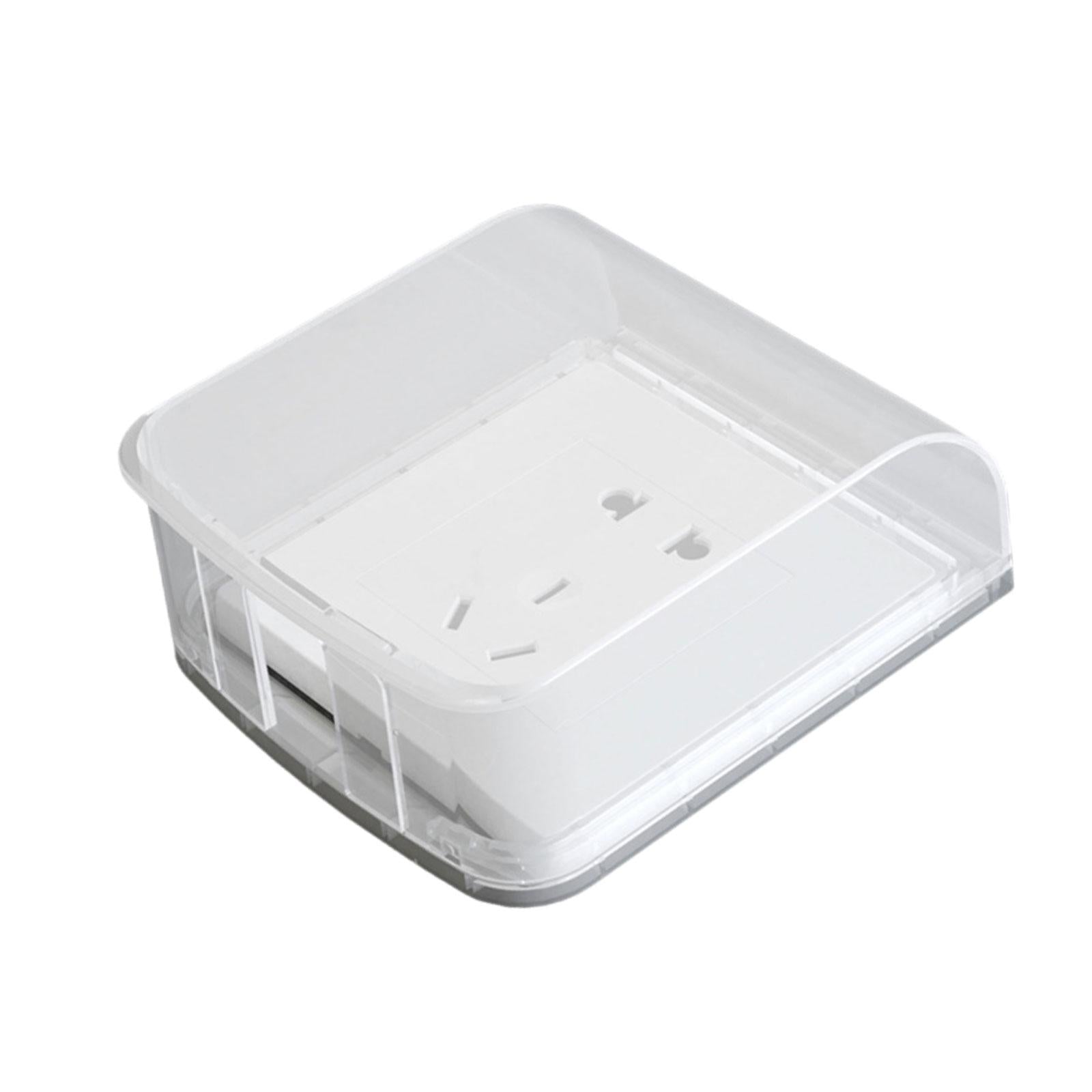 Waterproof Outlet Plug Cover Wall Socket Protector Dustproof for Restaurants Transparent