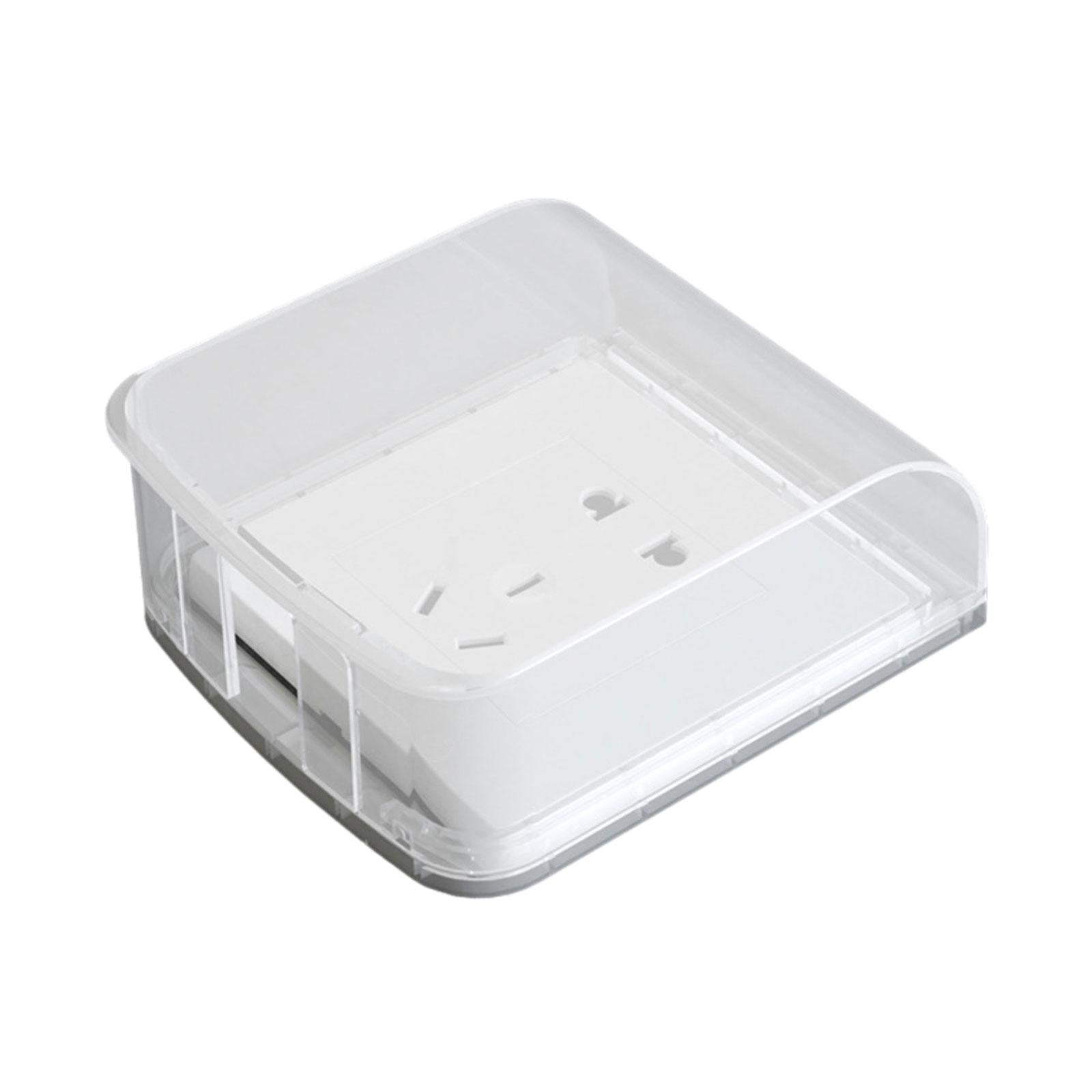 Waterproof Outlet Plug Cover Wall Socket Protector Dustproof for Restaurants Transparent