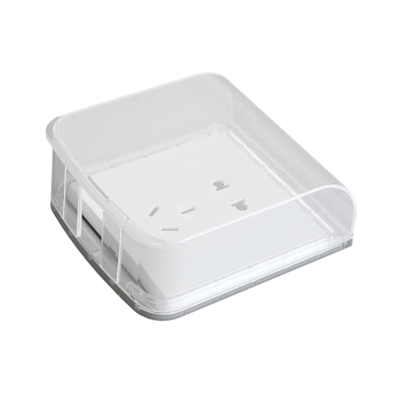 Waterproof Outlet Plug Cover Wall Socket Protector Dustproof for Restaurants Transparent